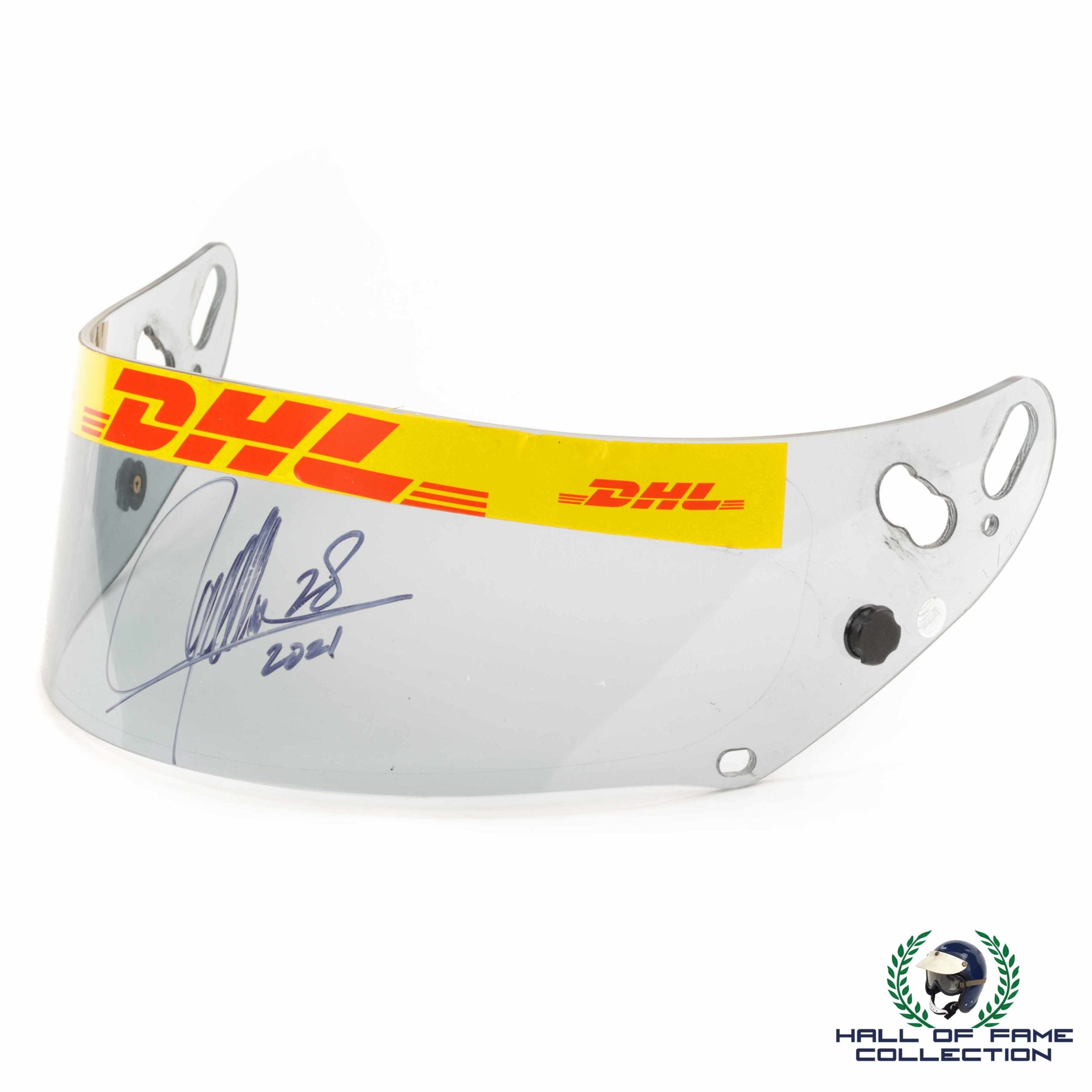 2021 Ryan Hunter-Reay Signed St Pete Used Andretti Autosport IndyCar Visor