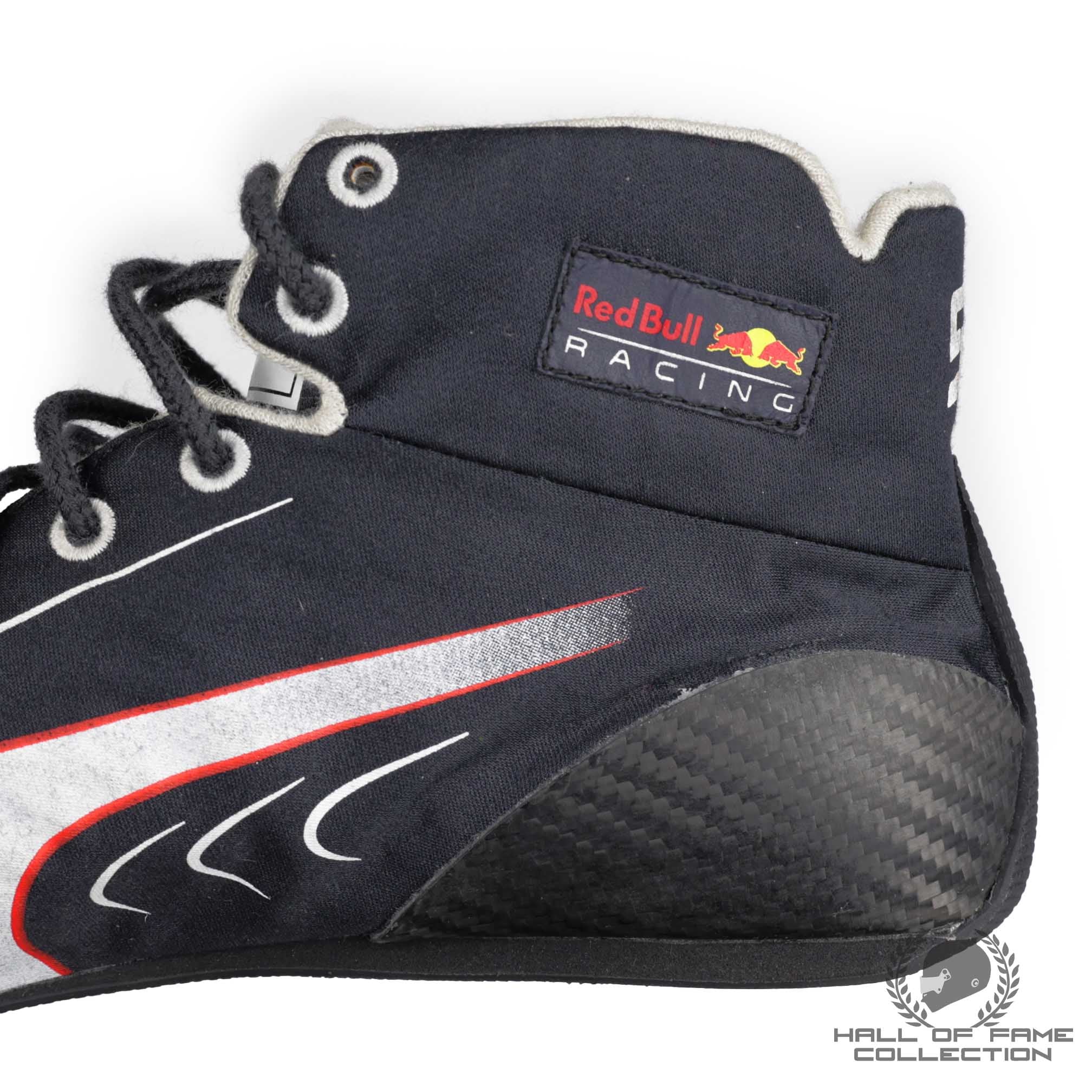 2021 Sergio Perez Pre Season Used Red Bull Racing F1 Boots