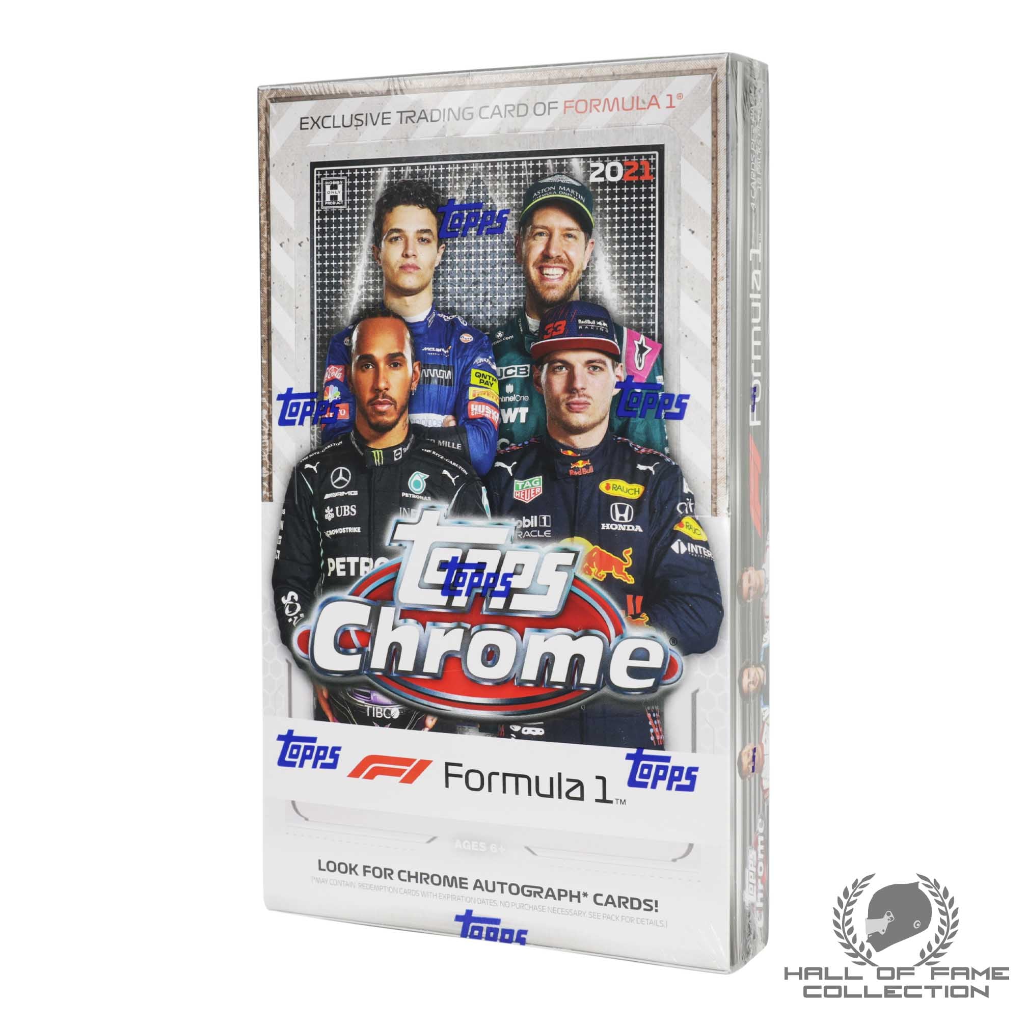 2021 Topps Chrome Formula 1 Racing Factory Sealed Hobby Box