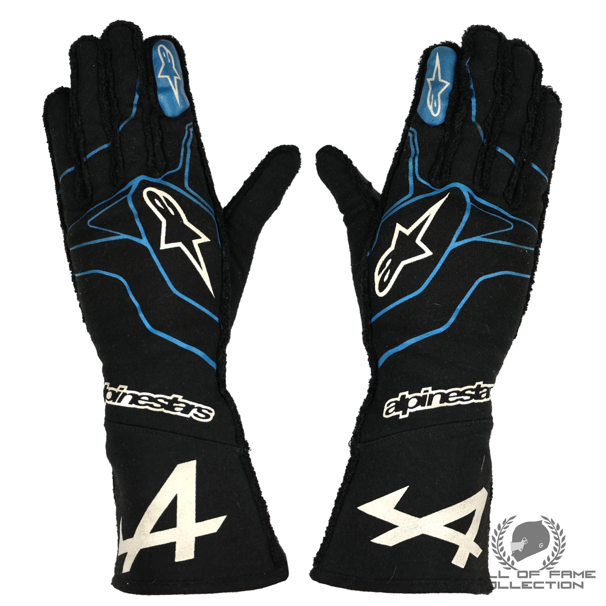 2021 Fernando Alonso Race Used Alpine F1 Gloves