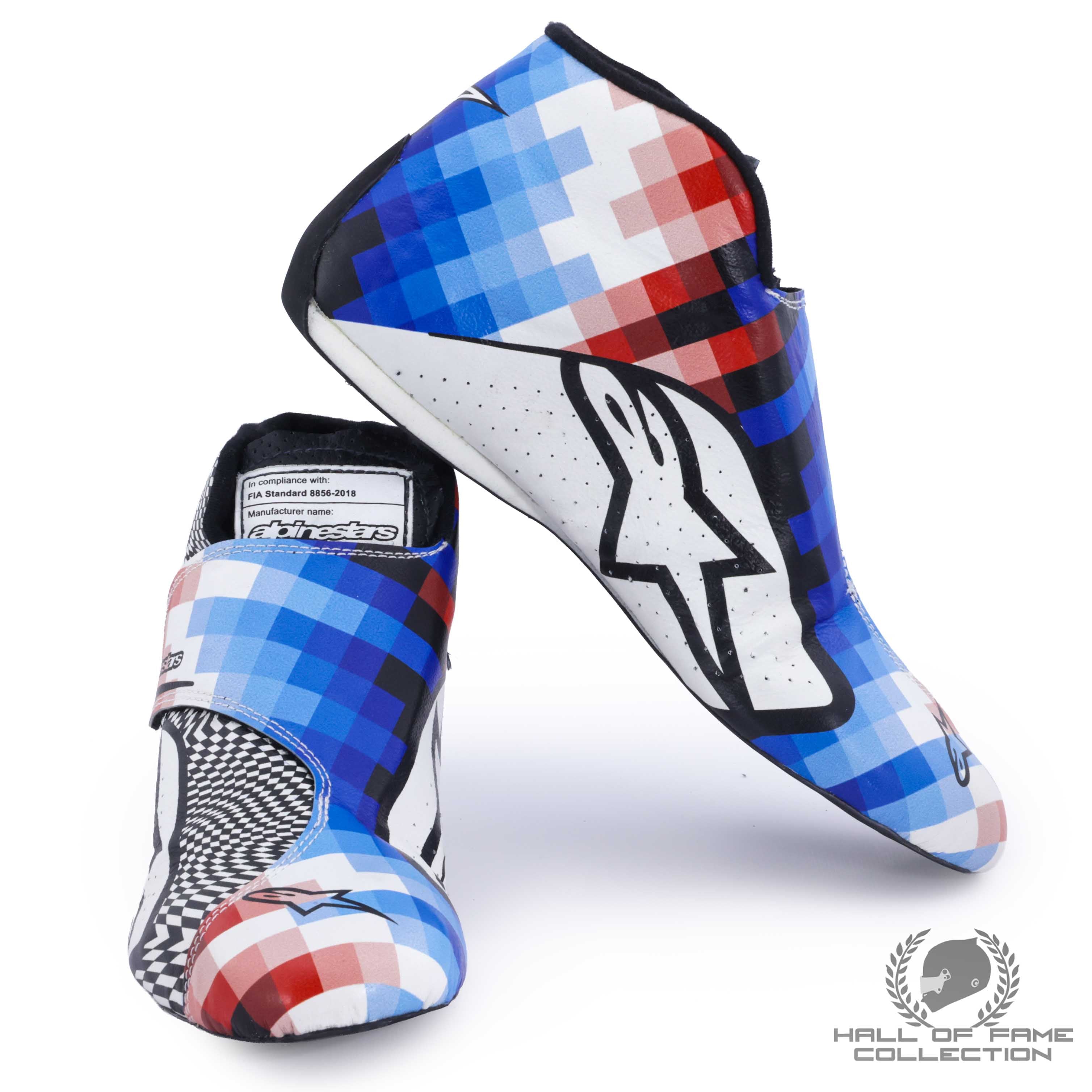 2021 Fernando Alonso Monaco GP Special Used Alpine F1 Boots