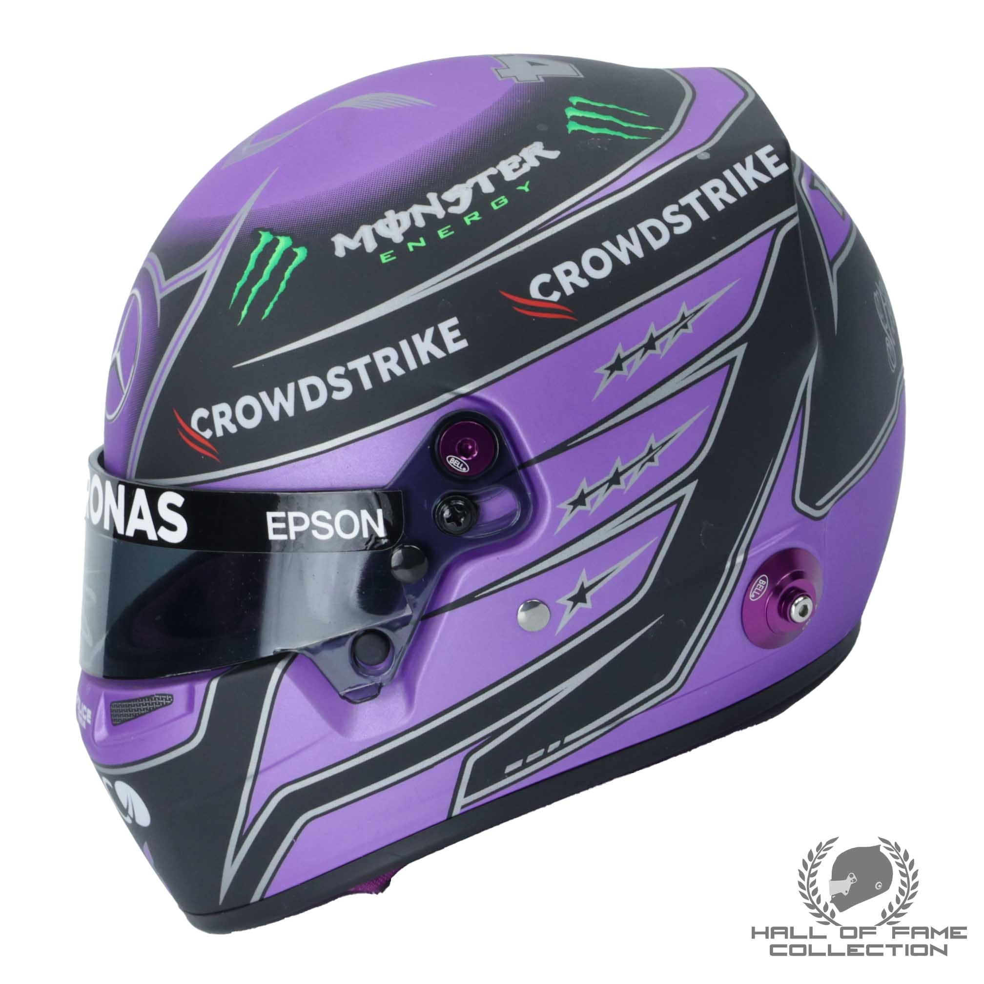 2021 Lewis Hamilton Signed 1:2 Mercedes F1 Helmet