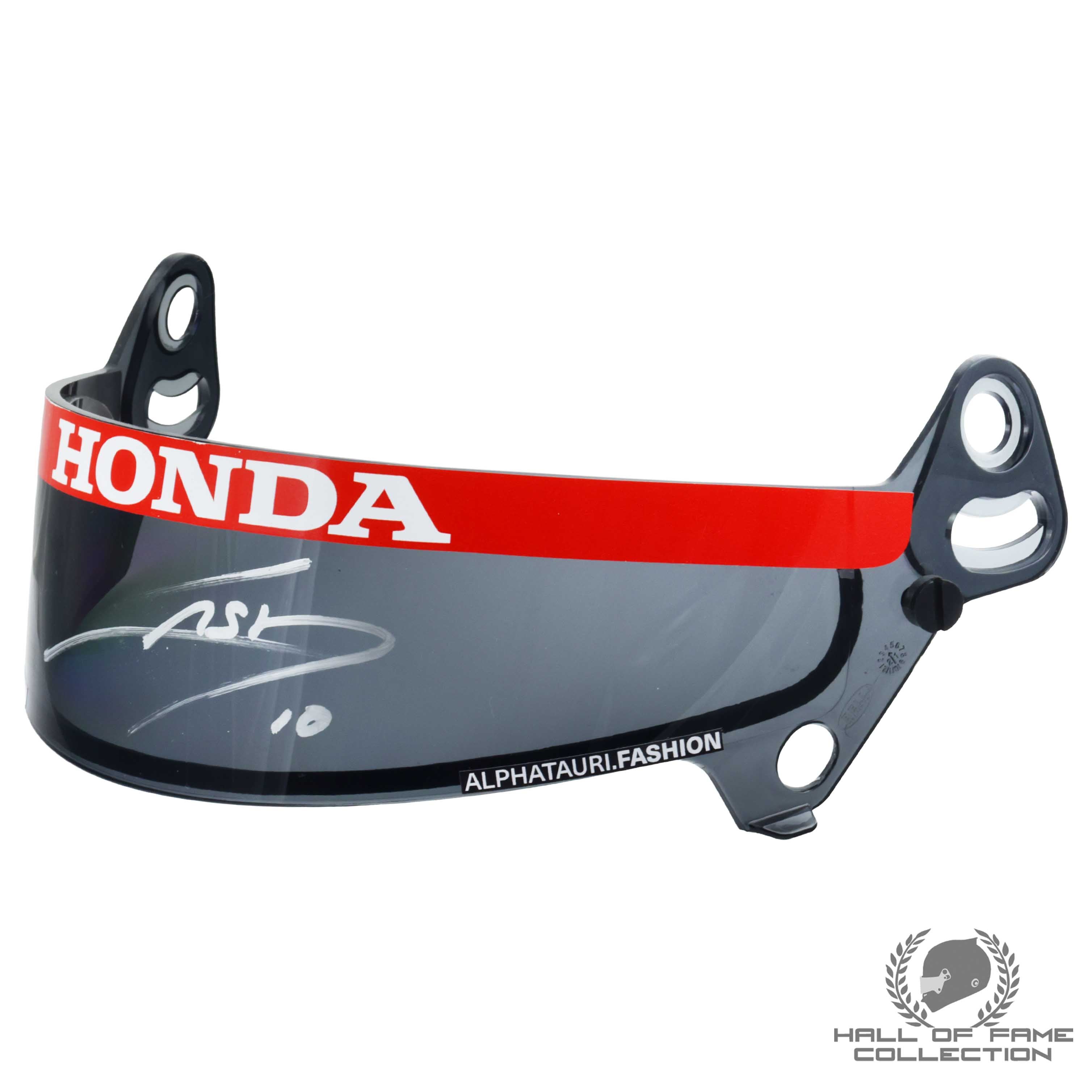 2021 Pierre Gasly Signed AlphaTauri F1 Visor