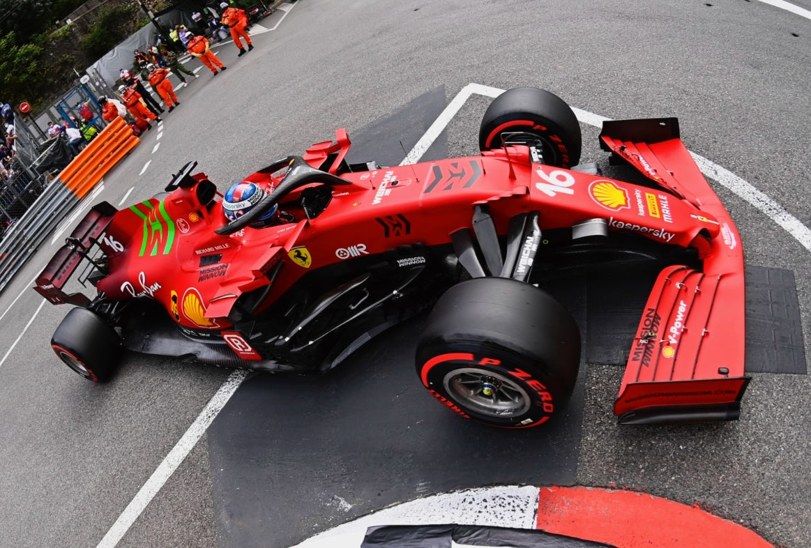 2021 Charles Leclerc Signed Race Used Richard Mille Scuderia Ferrari Formula 1 Gloves
