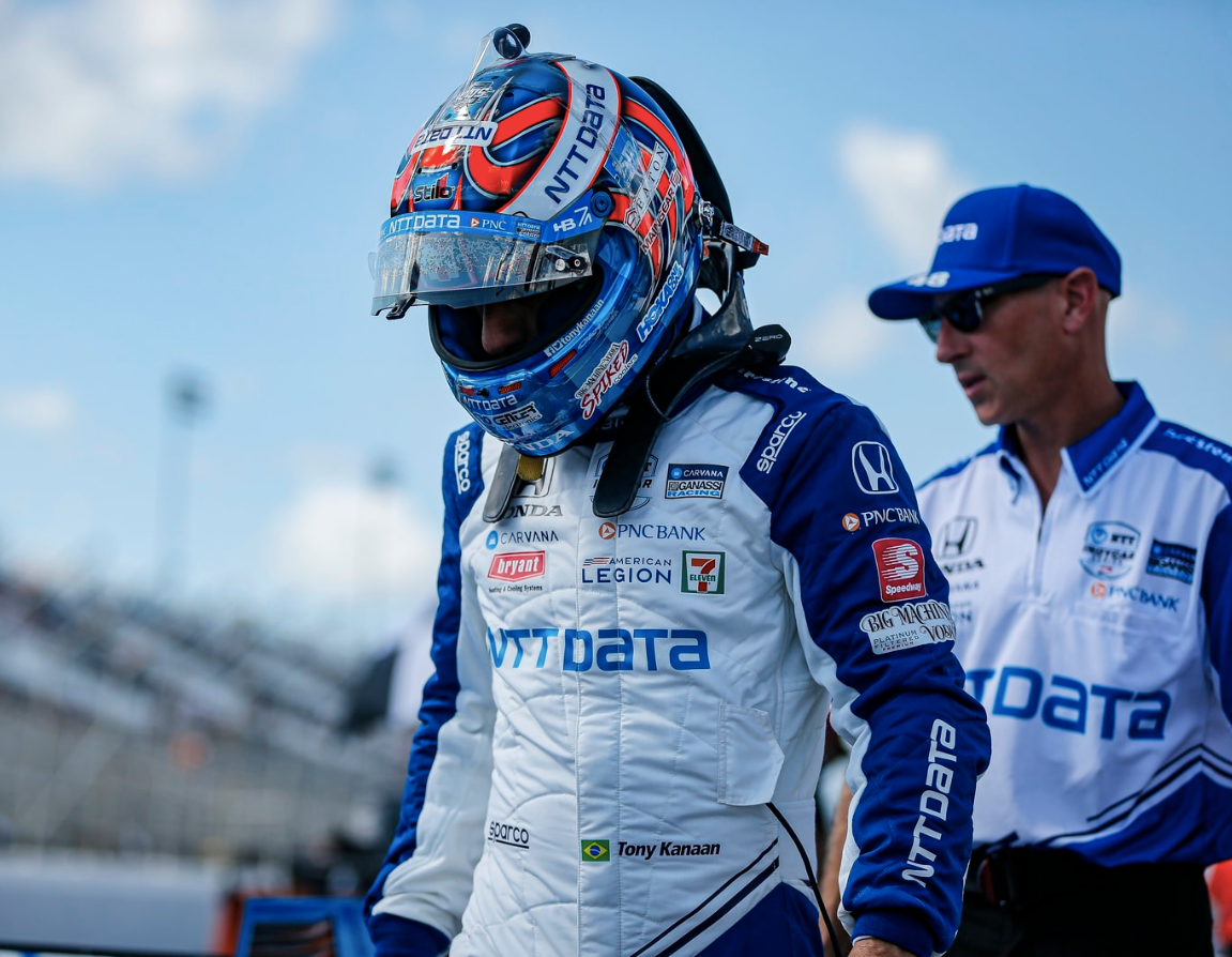 2021 Tony Kanaan Signed Gateway Race Used Chip Ganassi Racing Stilo IndyCar Helmet