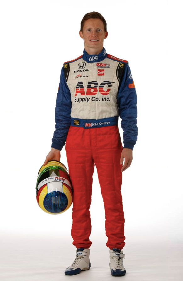 2012 Mike Conway St Pete Race Used AJ Foyt Racing IndyCar Suit