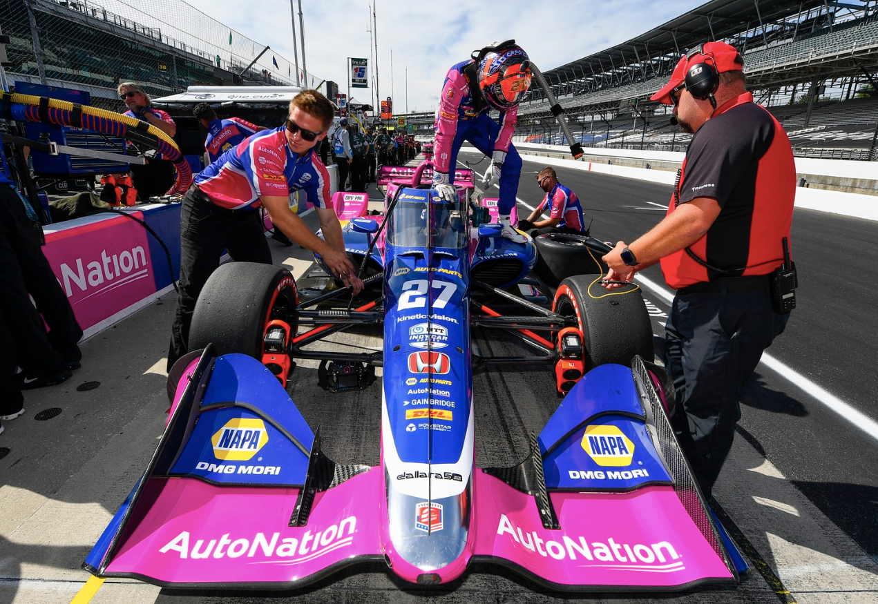 2022 Alexander Rossi Race Winning Gallagher Grand Prix IndyCar Gloves