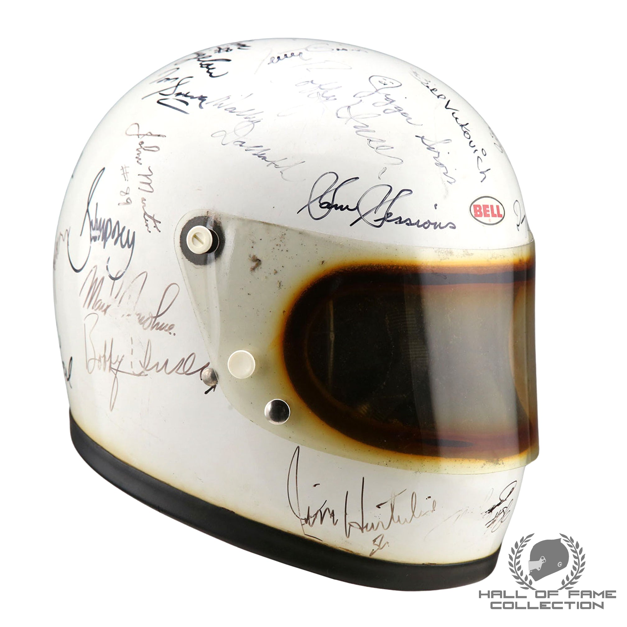 1970's Multi Signed Indianapolis 500 Original Bell Star Helmet
