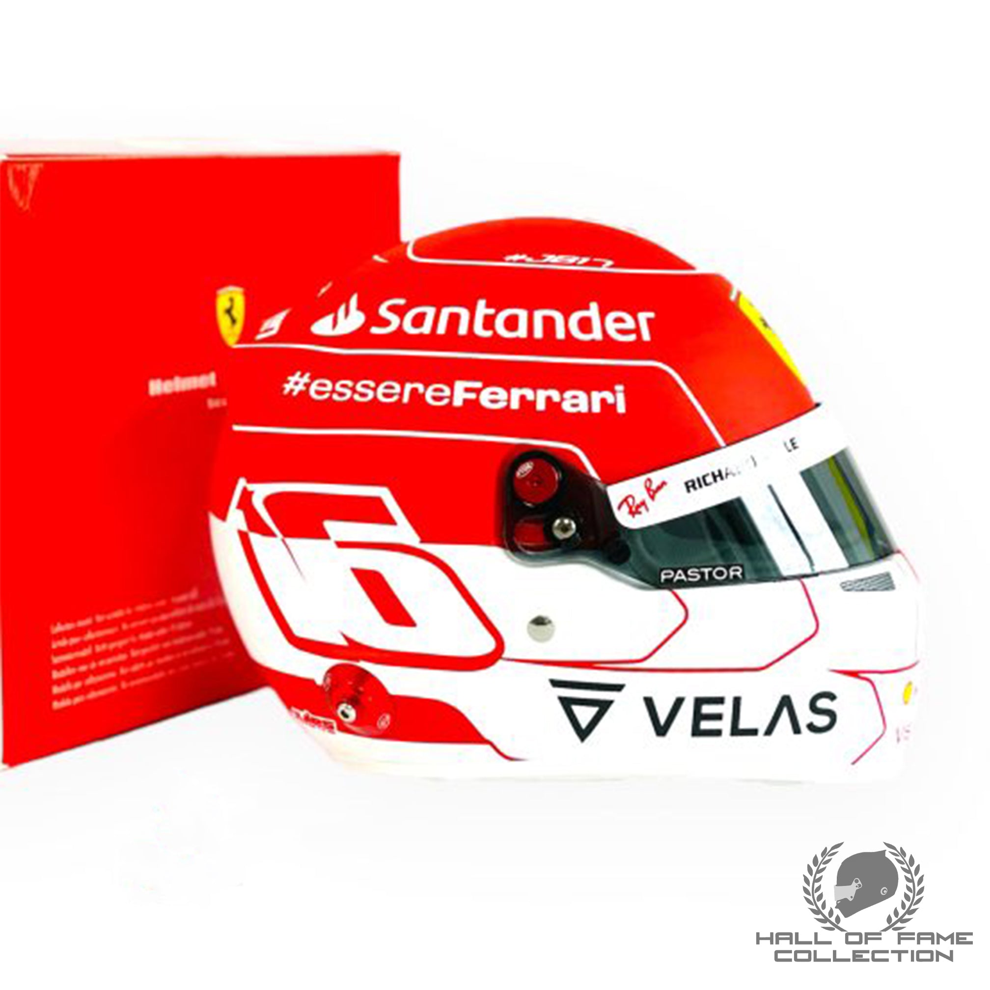 2022 Charles Leclerc 1/2 Scale Bell Monaco GP Scuderia Ferrari F1 Helmet