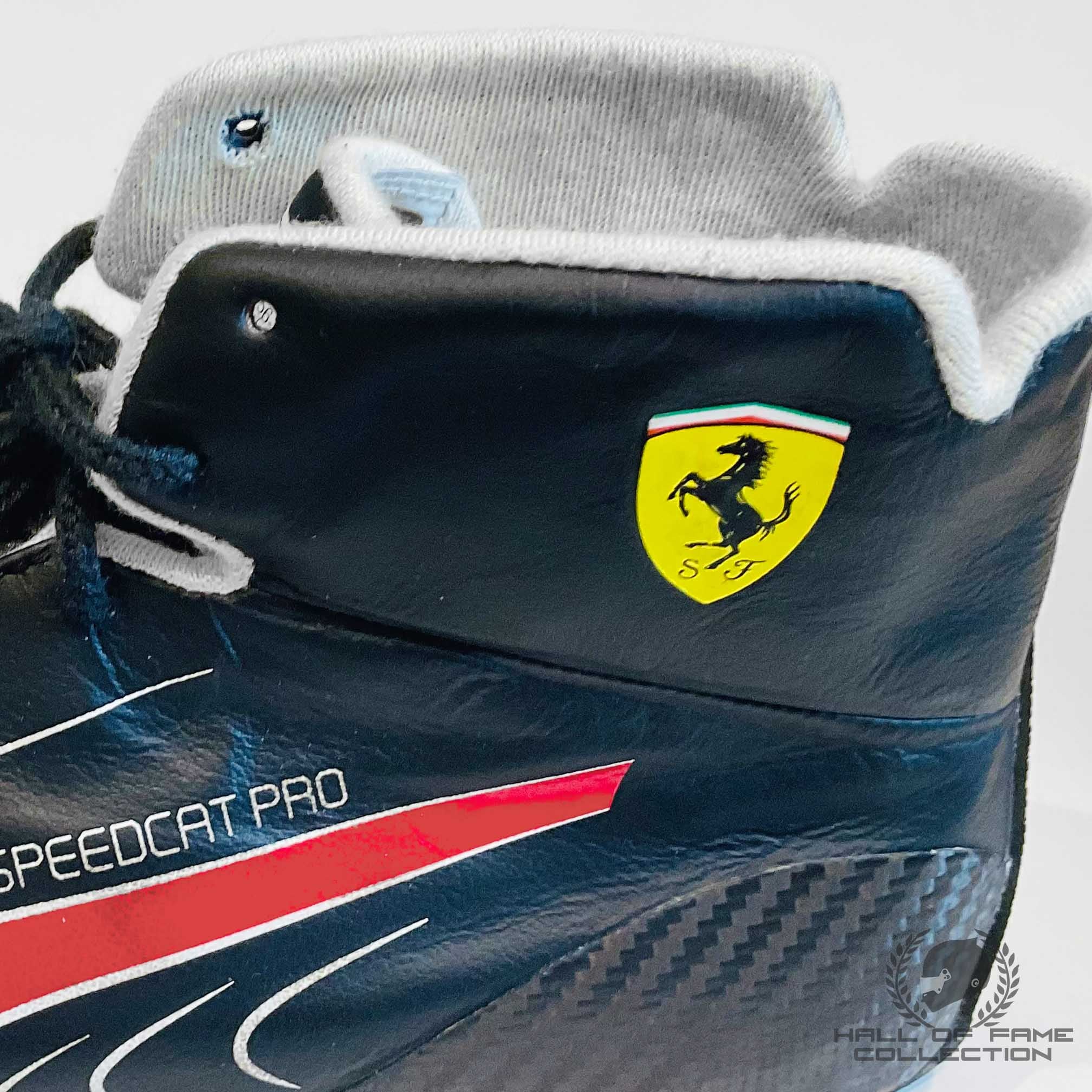 2022 Charles Leclerc Race Used Scuderia Ferrari F1 Boots