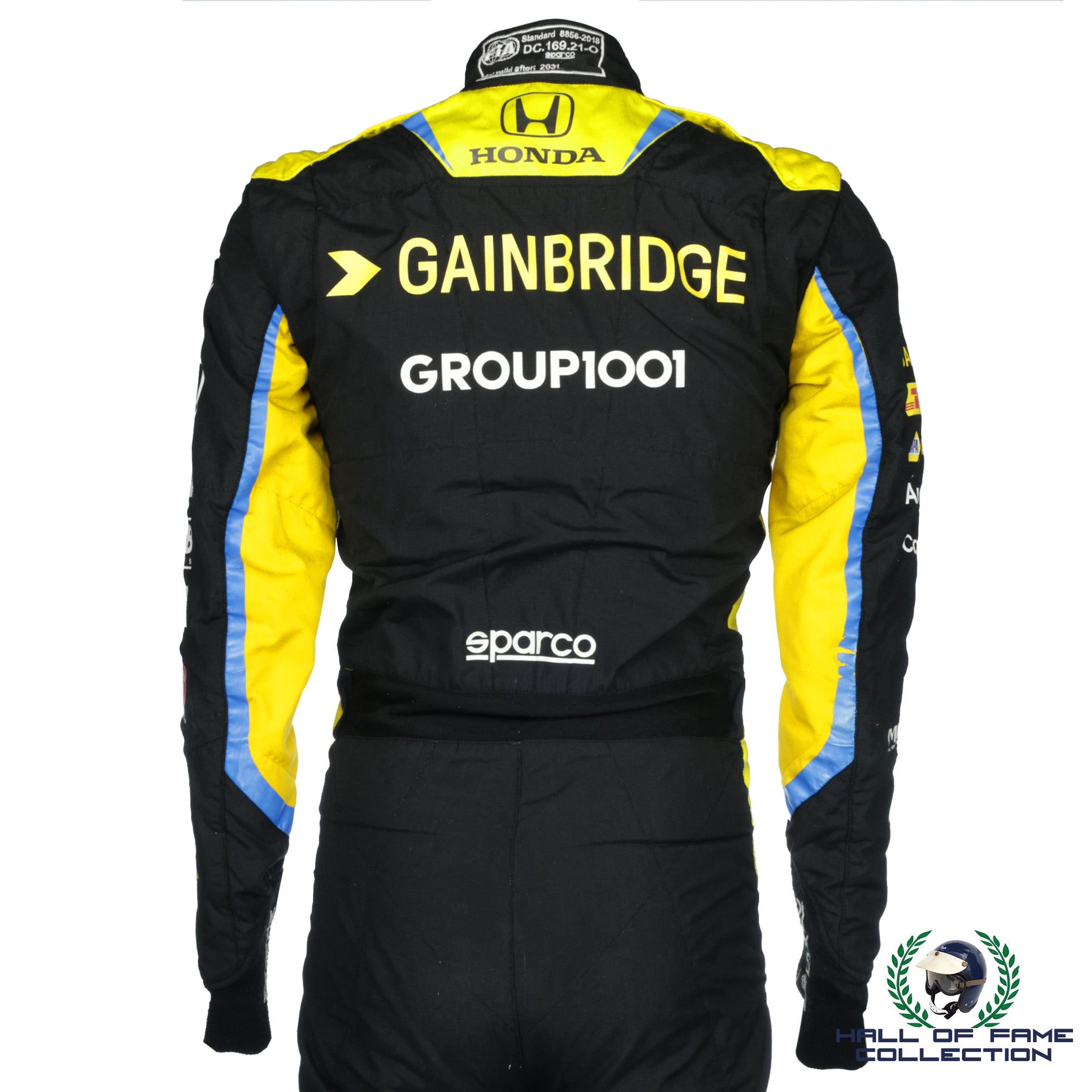 2022 Colton Herta Signed Race Used Andretti Autosport IndyCar Suit