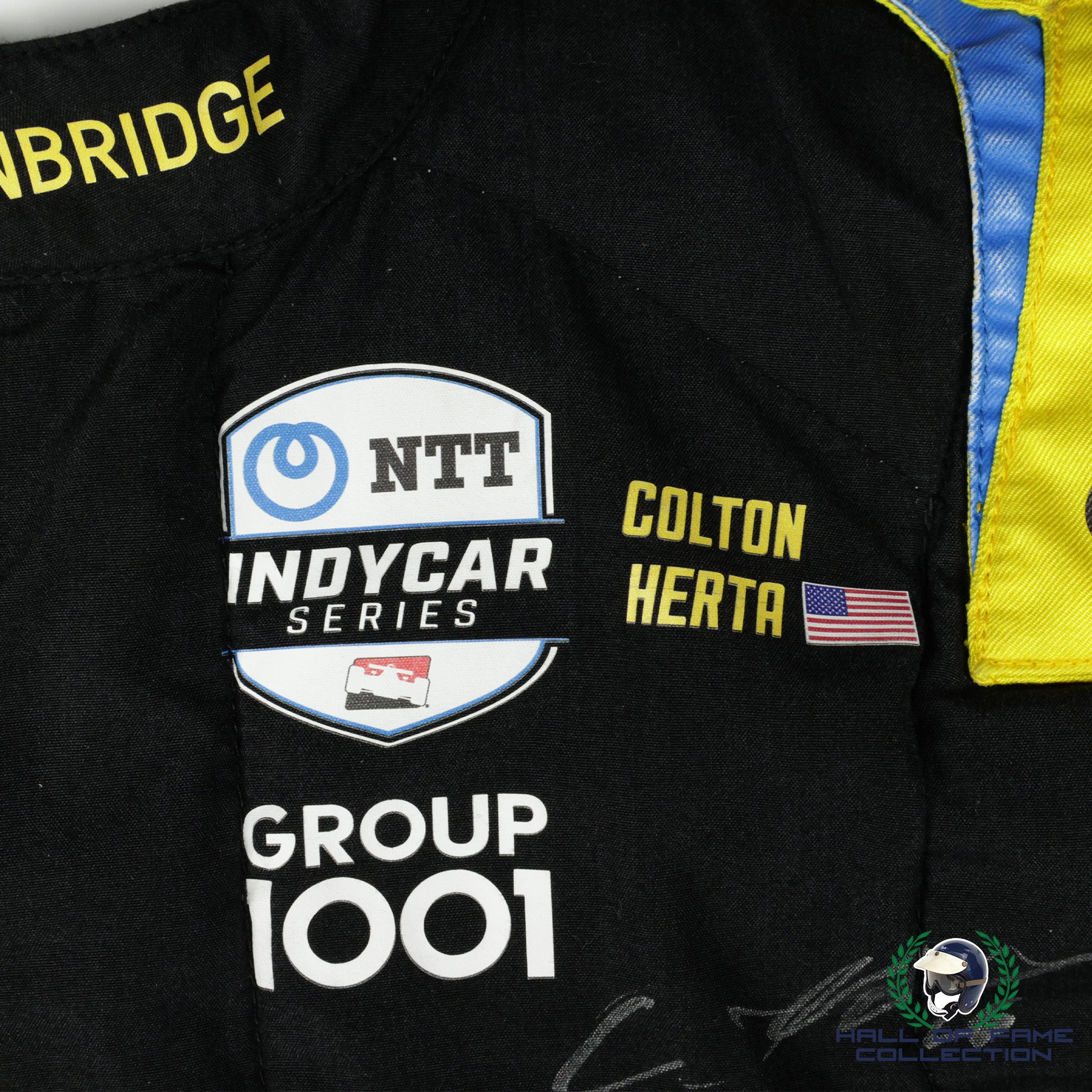 2022 Colton Herta Signed Race Used Andretti Autosport IndyCar Suit