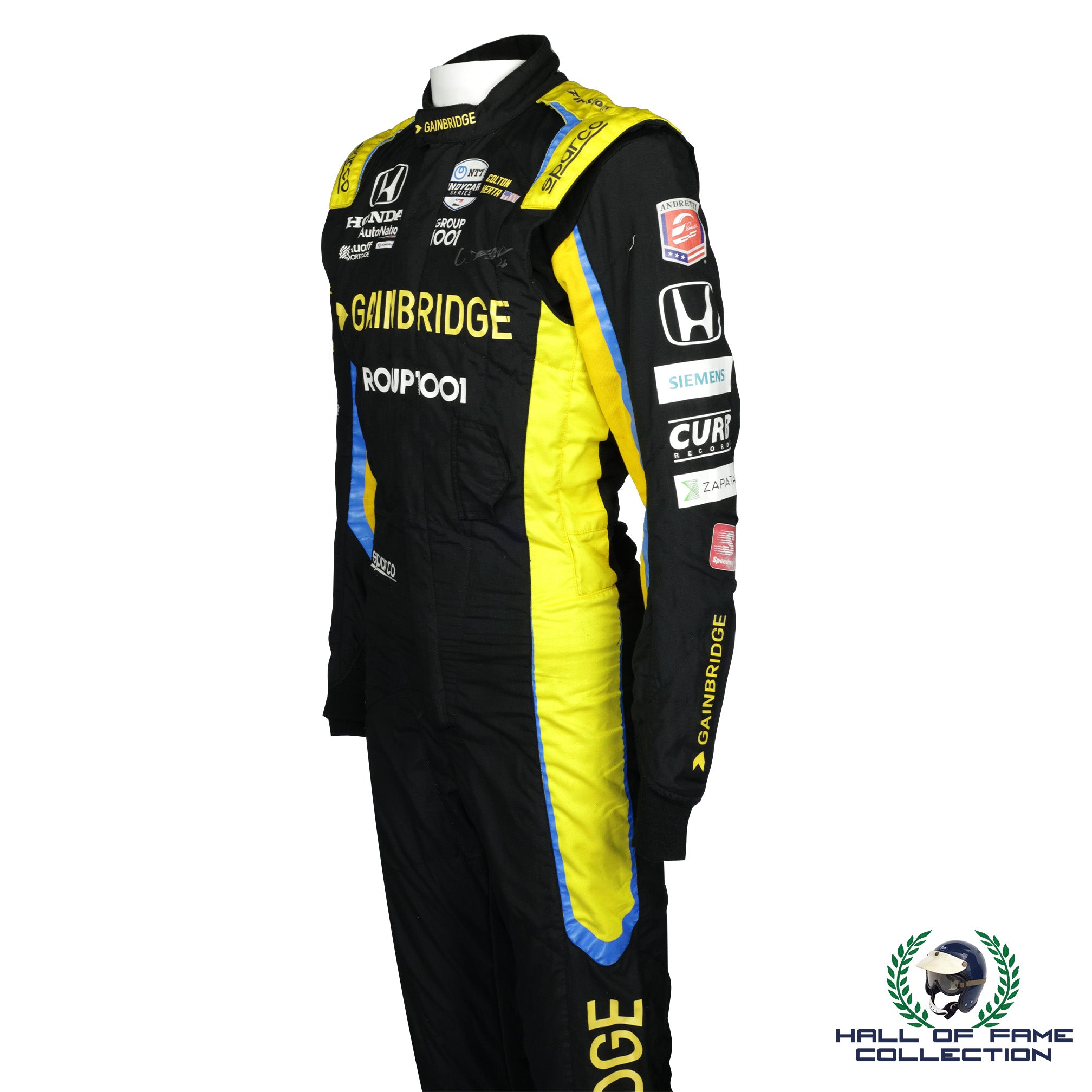 2022 Colton Herta Signed Race Used Andretti Autosport IndyCar Suit