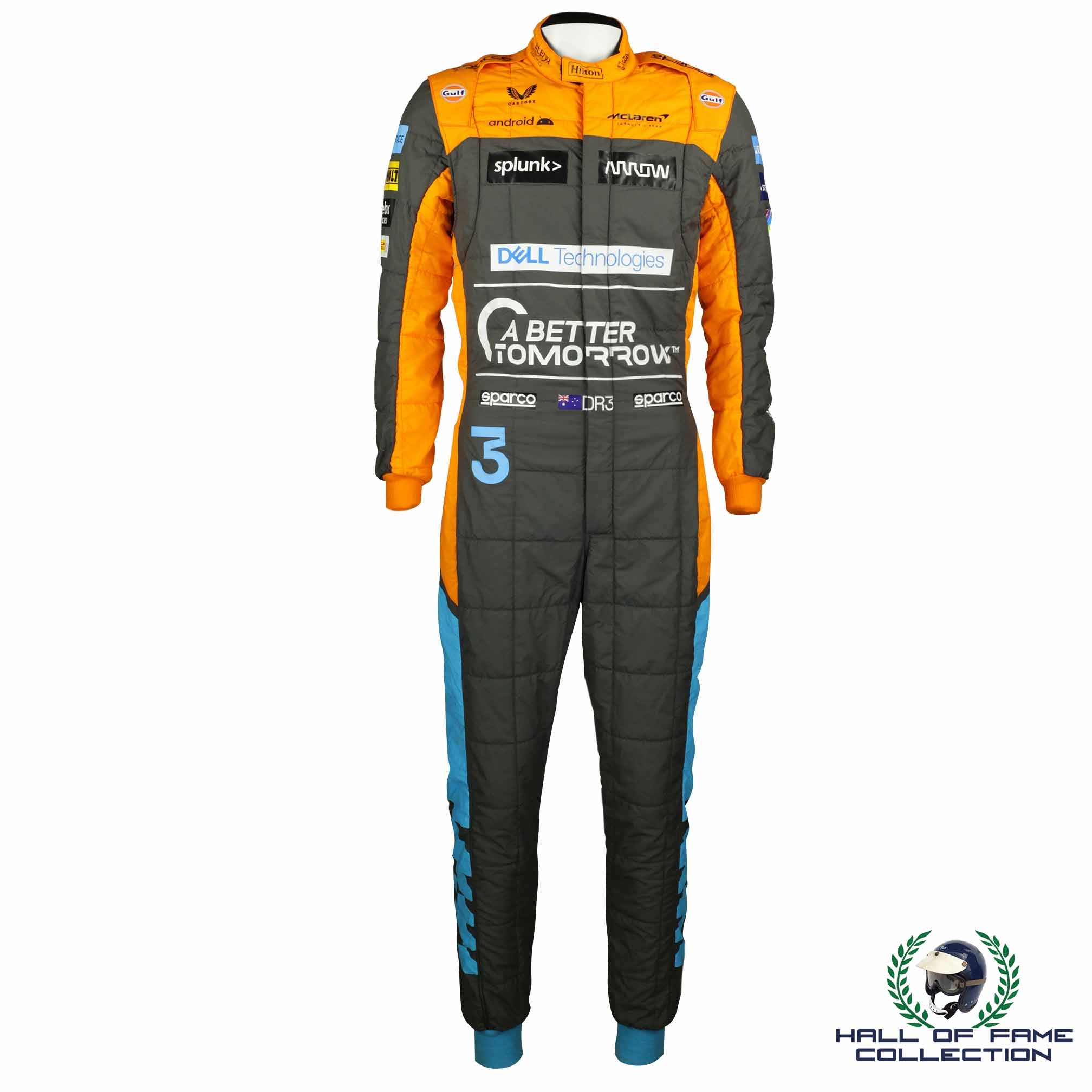 2022 Daniel Ricciardo Bahrain GP Used McLaren F1 Suit