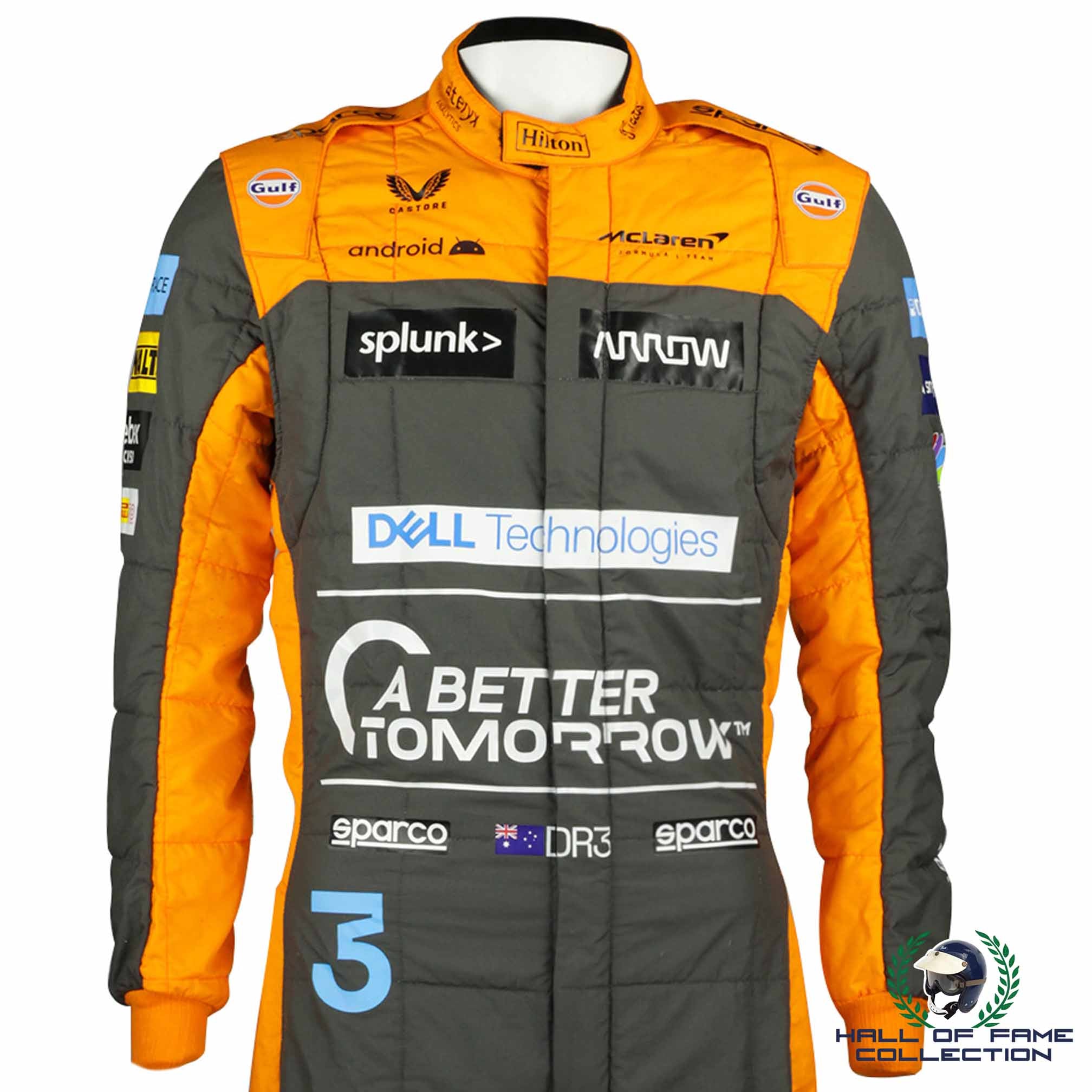 2022 Daniel Ricciardo Bahrain GP Used McLaren F1 Suit