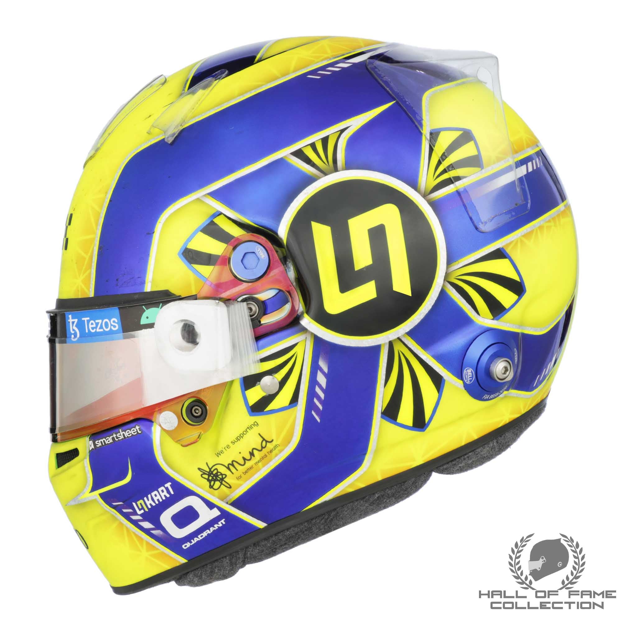 2022 Lando Norris Brazil & Abu Dhabi Used McLaren F1 Helmet