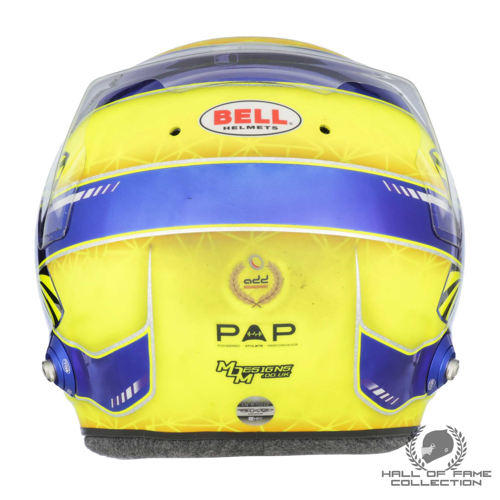 2022 Lando Norris Brazil & Abu Dhabi Used McLaren F1 Helmet