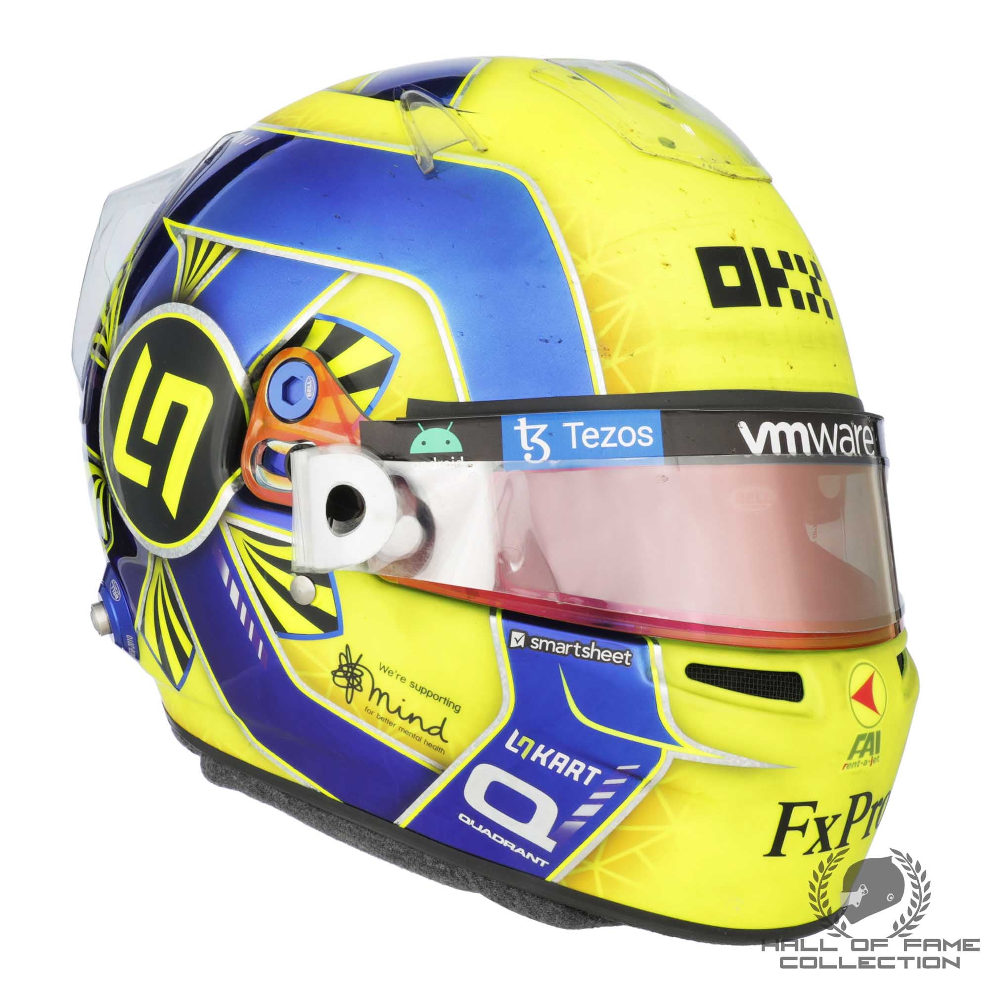 2022 Lando Norris Brazil & Abu Dhabi Used McLaren F1 Helmet