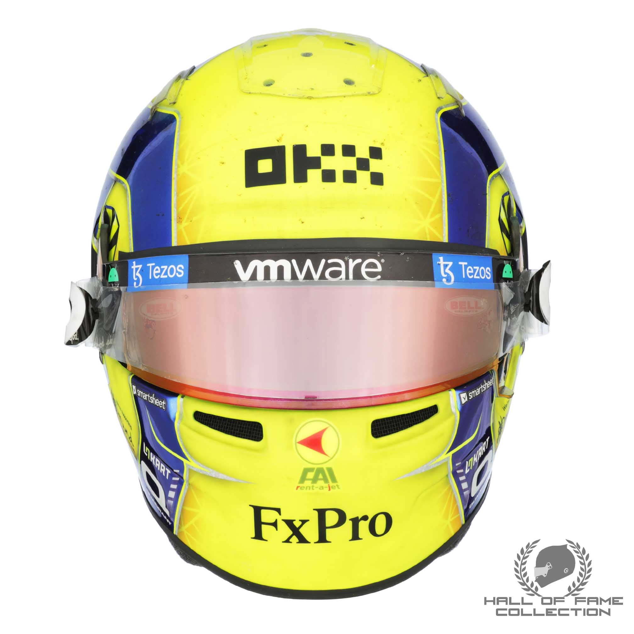 2022 Lando Norris Brazil & Abu Dhabi Used McLaren F1 Helmet