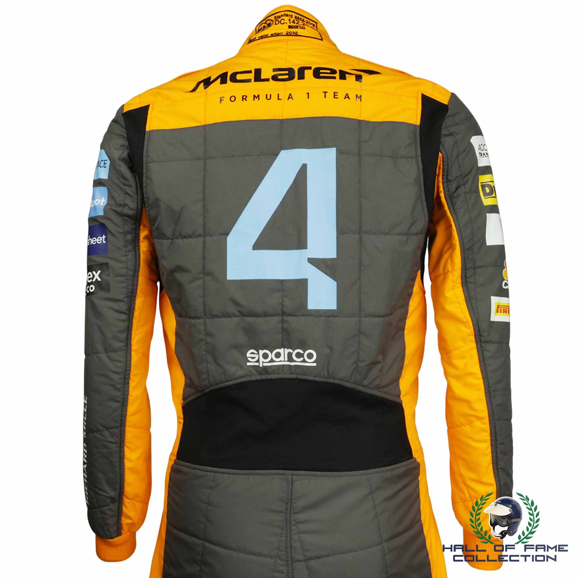2022 Lando Norris Signed Azerbaijan Grand Prix Used McLaren F1