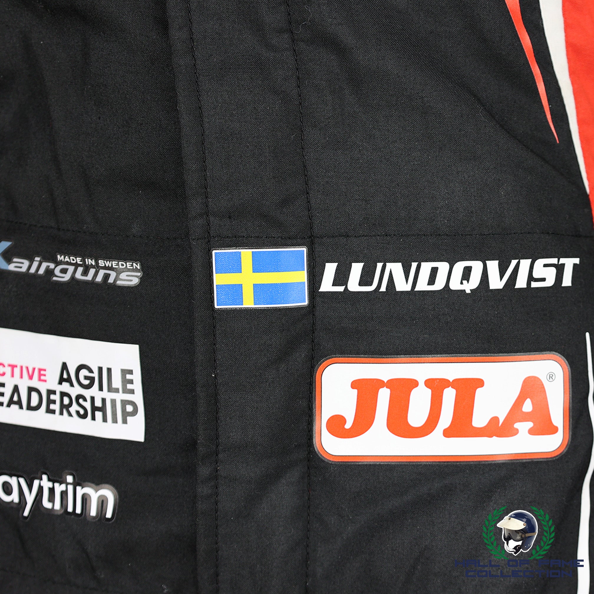 2022 Linus Lunqvist Signed Championship Used HMD Indylights Suit