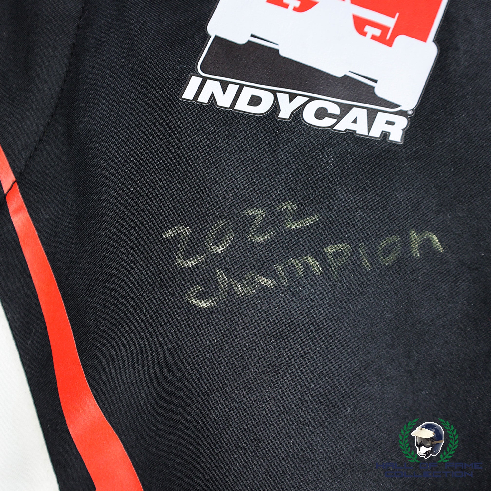 2022 Linus Lunqvist Signed Championship Used HMD Indylights Suit