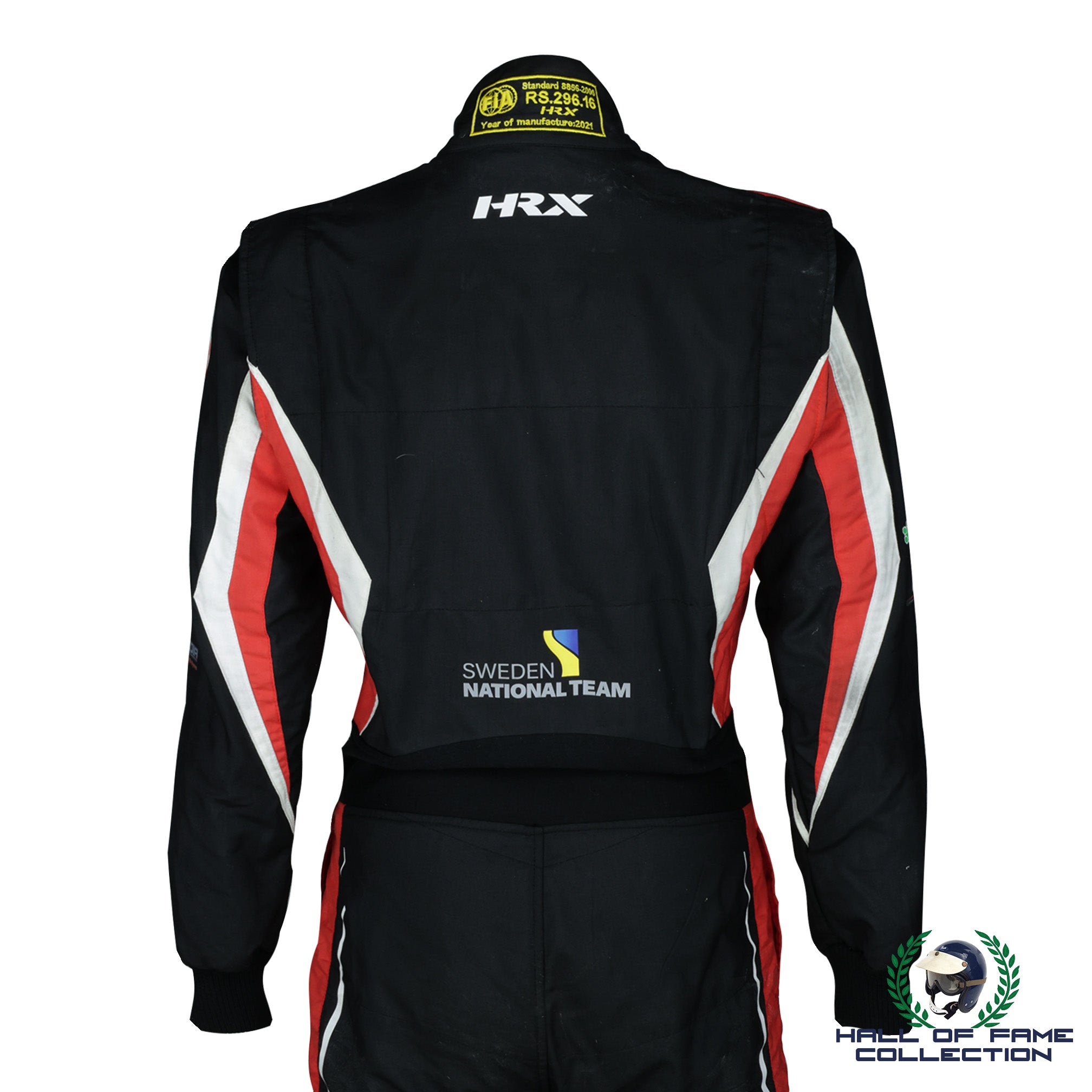 2022 Linus Lunqvist Signed Championship Used HMD Indylights Suit