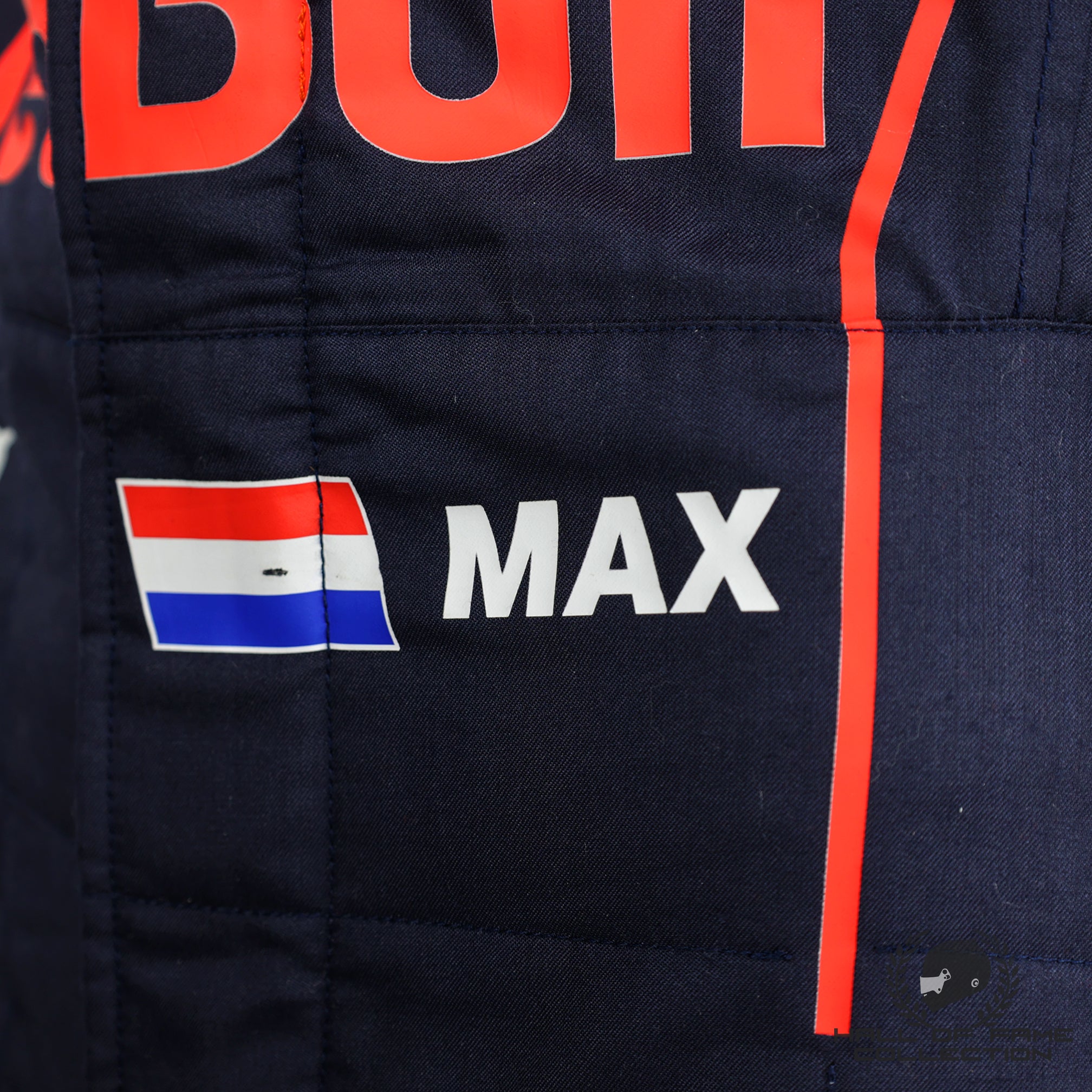 2022 Max Verstappen Barcelona 1st Test Used Red Bull Racing F1 Suit