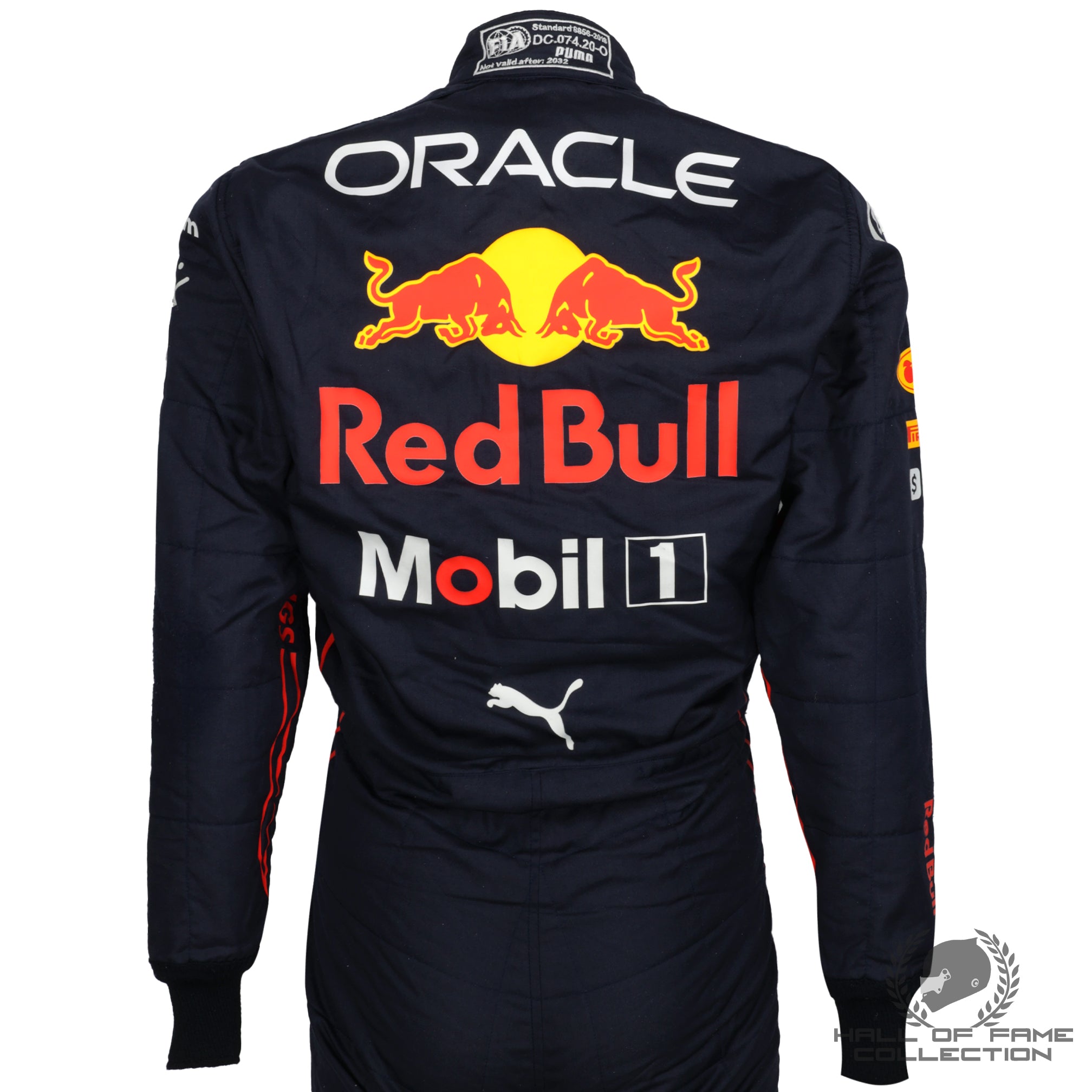 2022 Max Verstappen Barcelona 1st Test Used Red Bull Racing F1 Suit