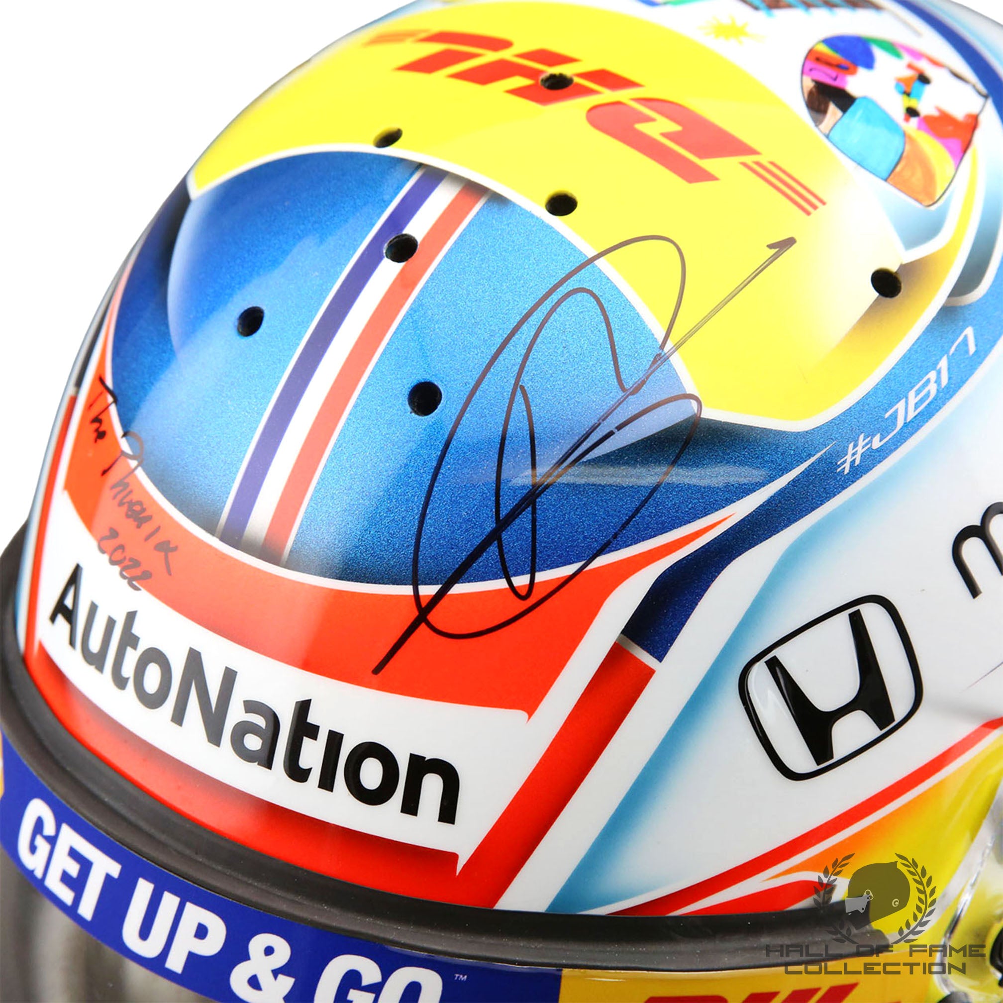 2022 Romain Grosjean Race Used Andretti Autosport IndyCar Helmet