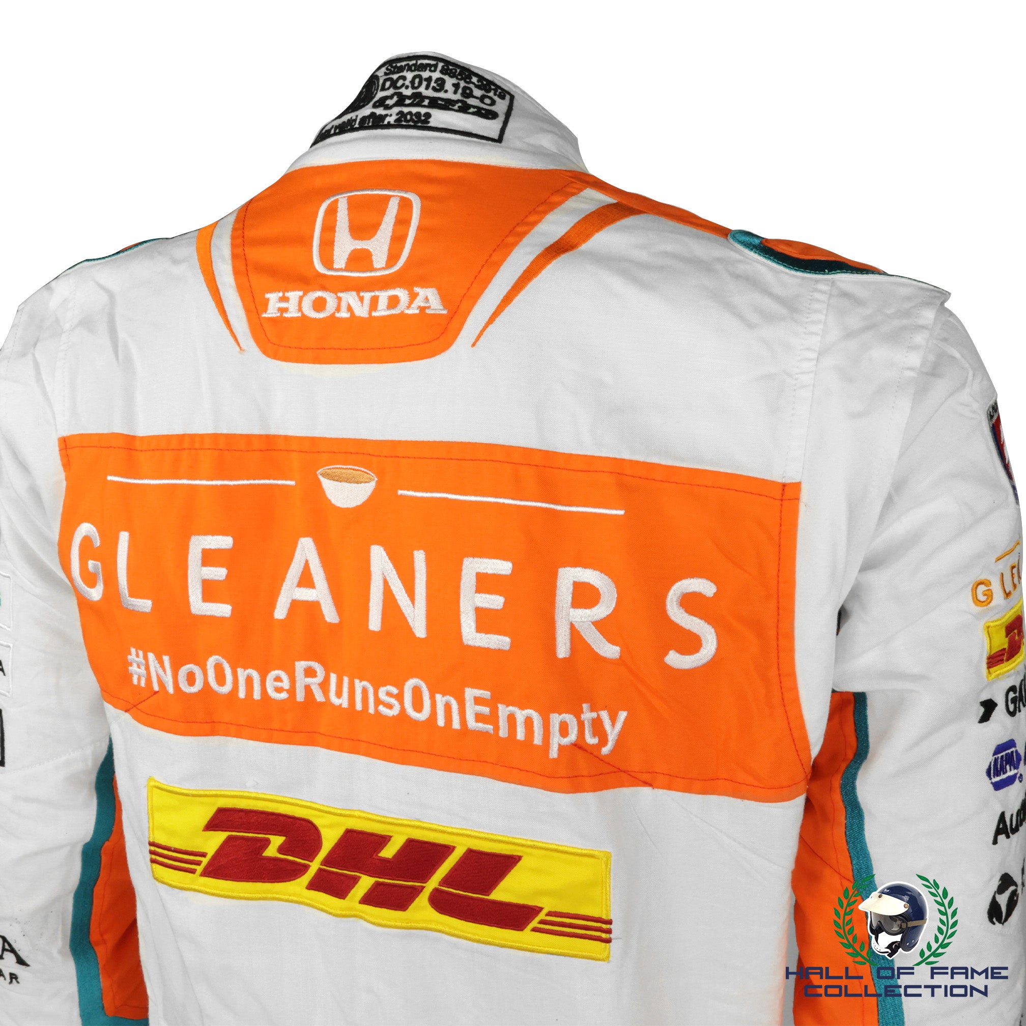 2022 Romain Grosjean Signed GP of Indianapolis Race Used Andretti Autosport IndyCar Suit