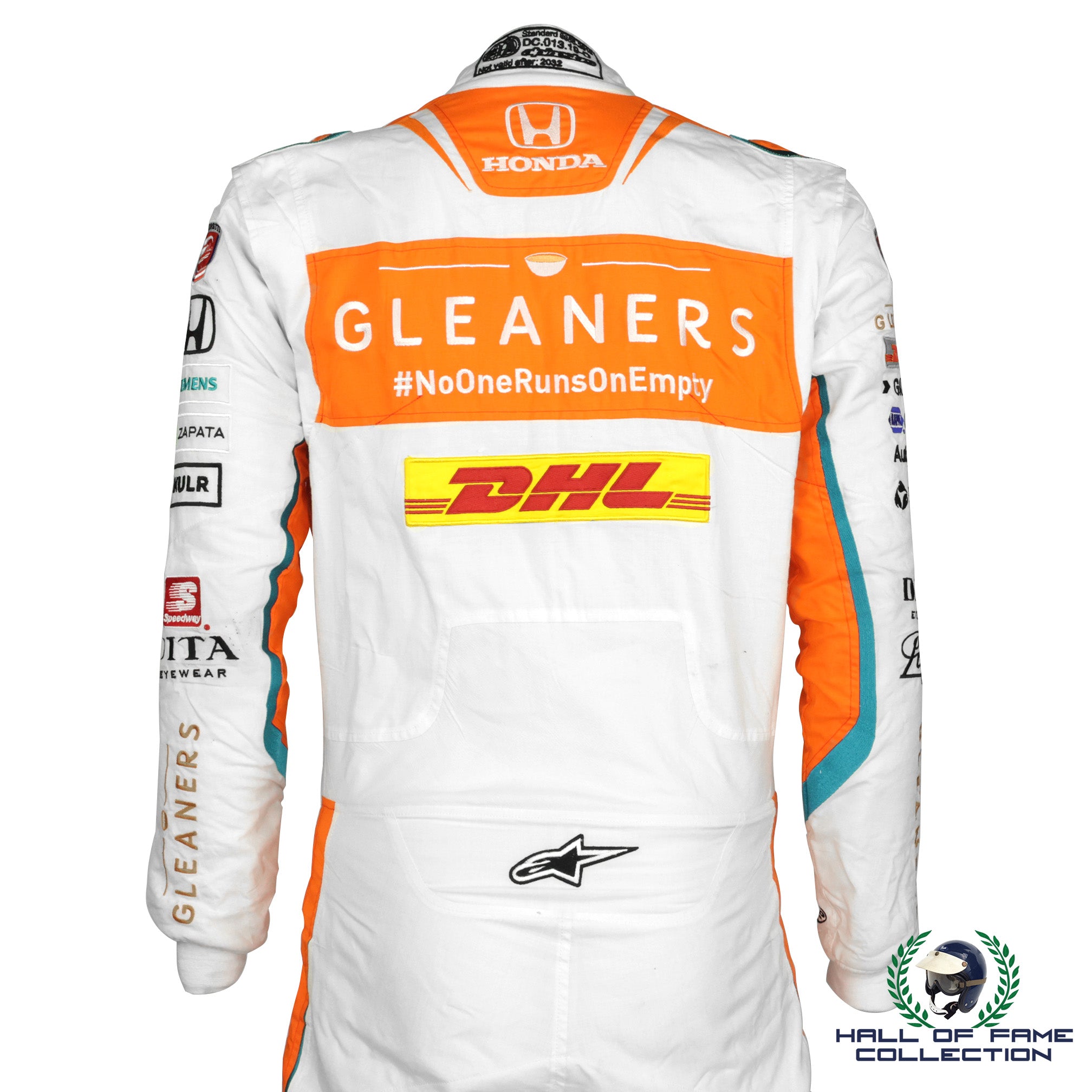 2022 Romain Grosjean Signed GP of Indianapolis Race Used Andretti Autosport IndyCar Suit