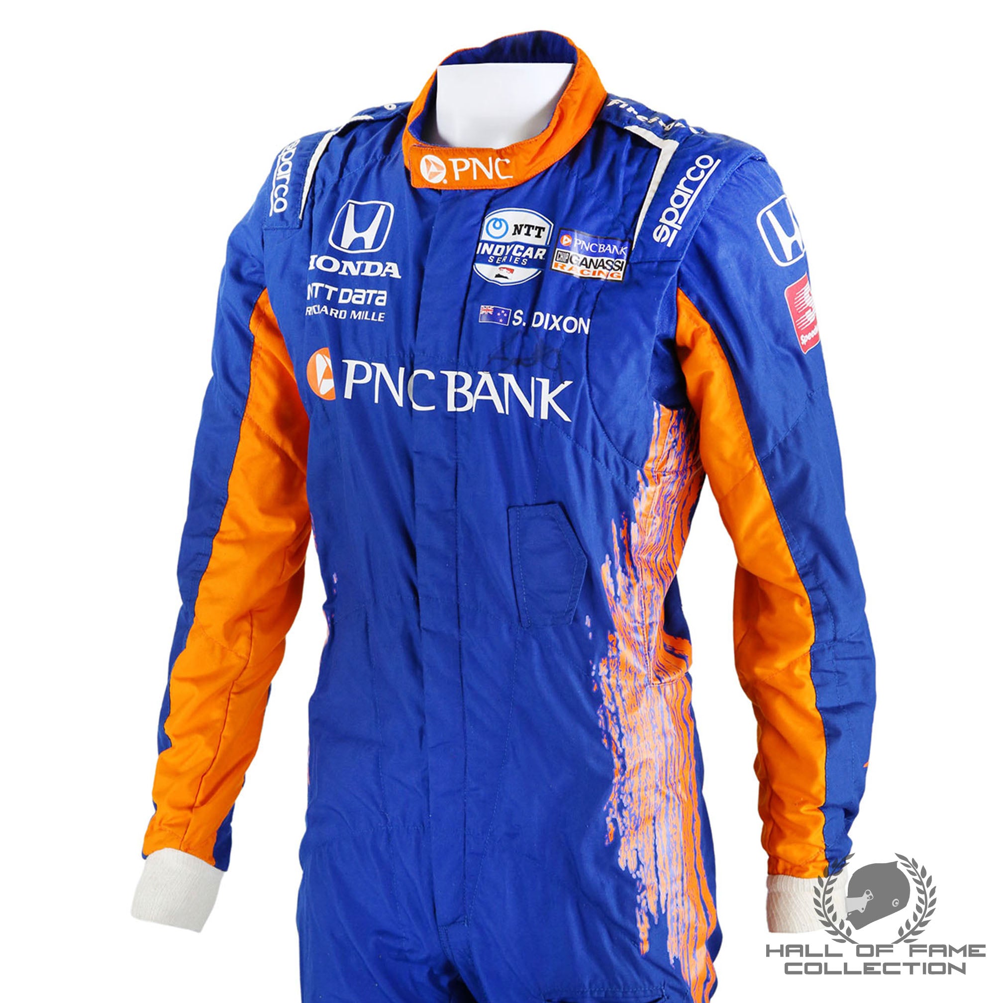 2022 Scott Dixon Signed Long Beach Race Used PNC Ganassi IndyCar Suit