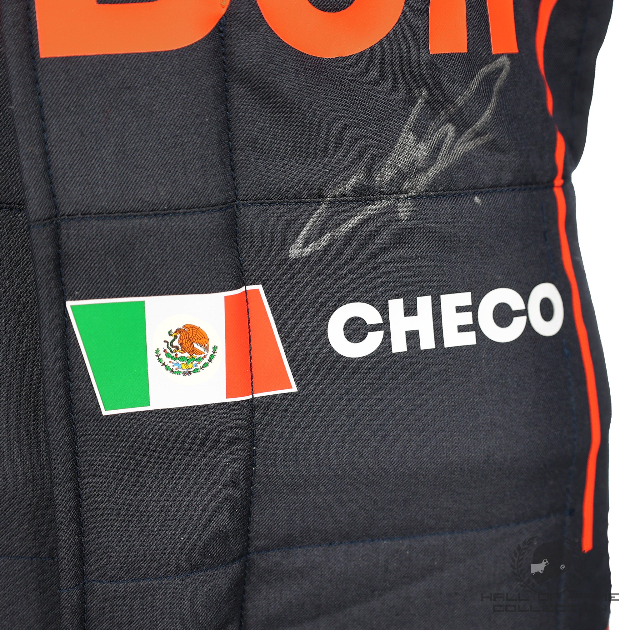 2022 Sergio Perez Signed Used Red Bull Racing F1 Suit