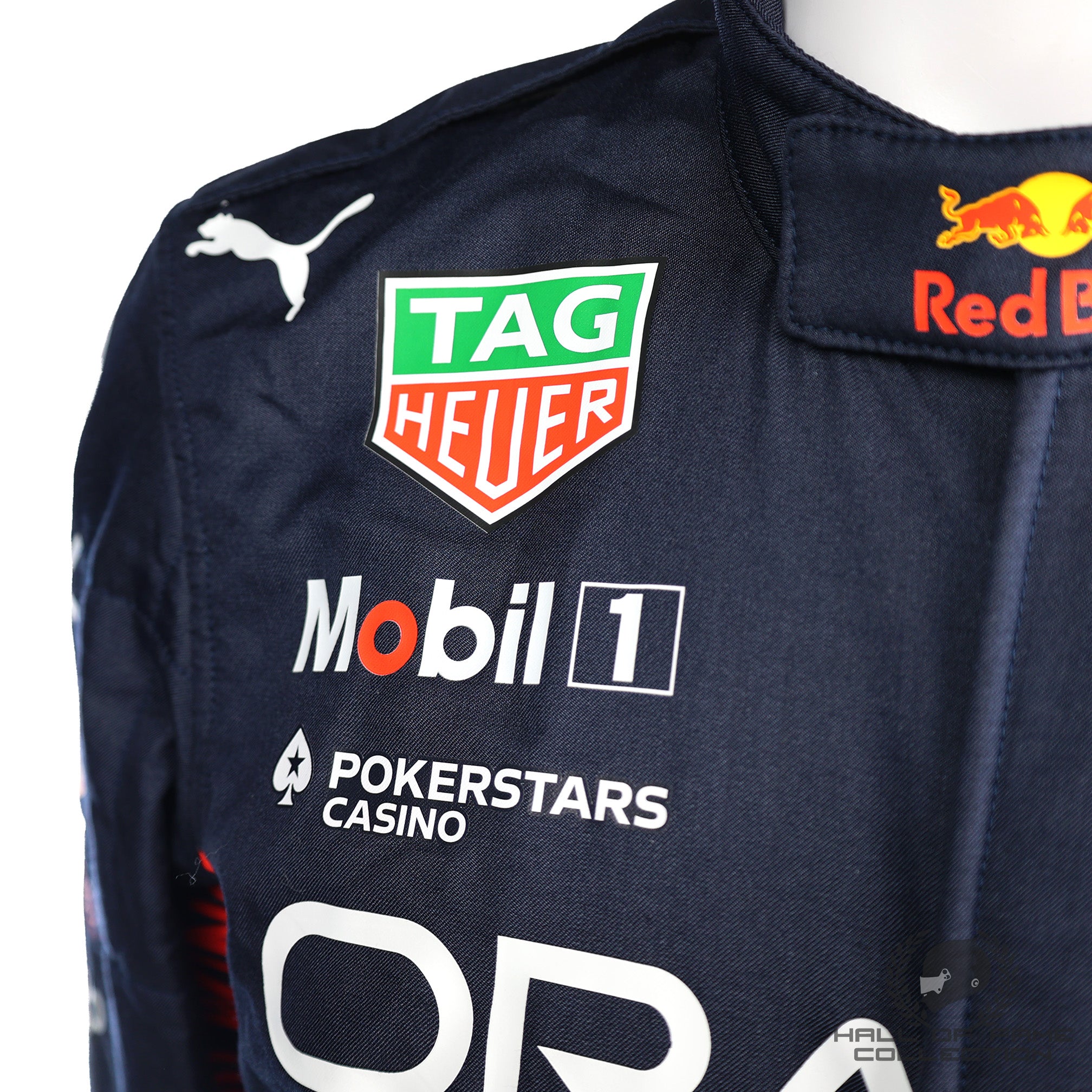 2022 Sergio Perez Signed Used Red Bull Racing F1 Suit