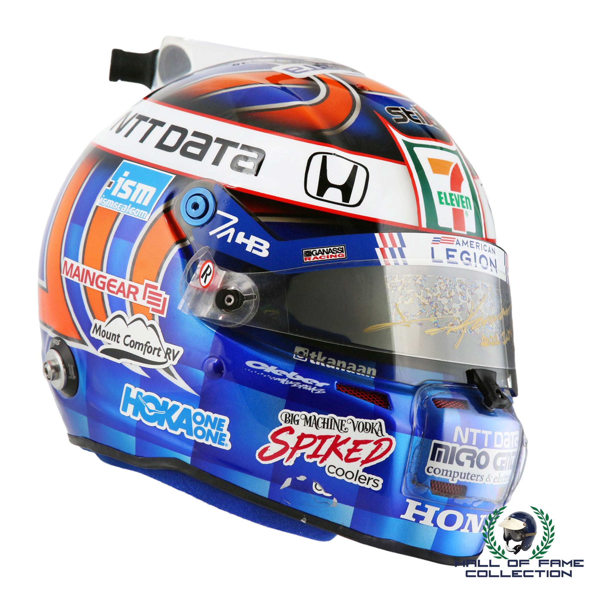 2022 Tony Kanaan Signed Indy 500 Used Chip Ganassi Racing Stilo IndyCar Helmet