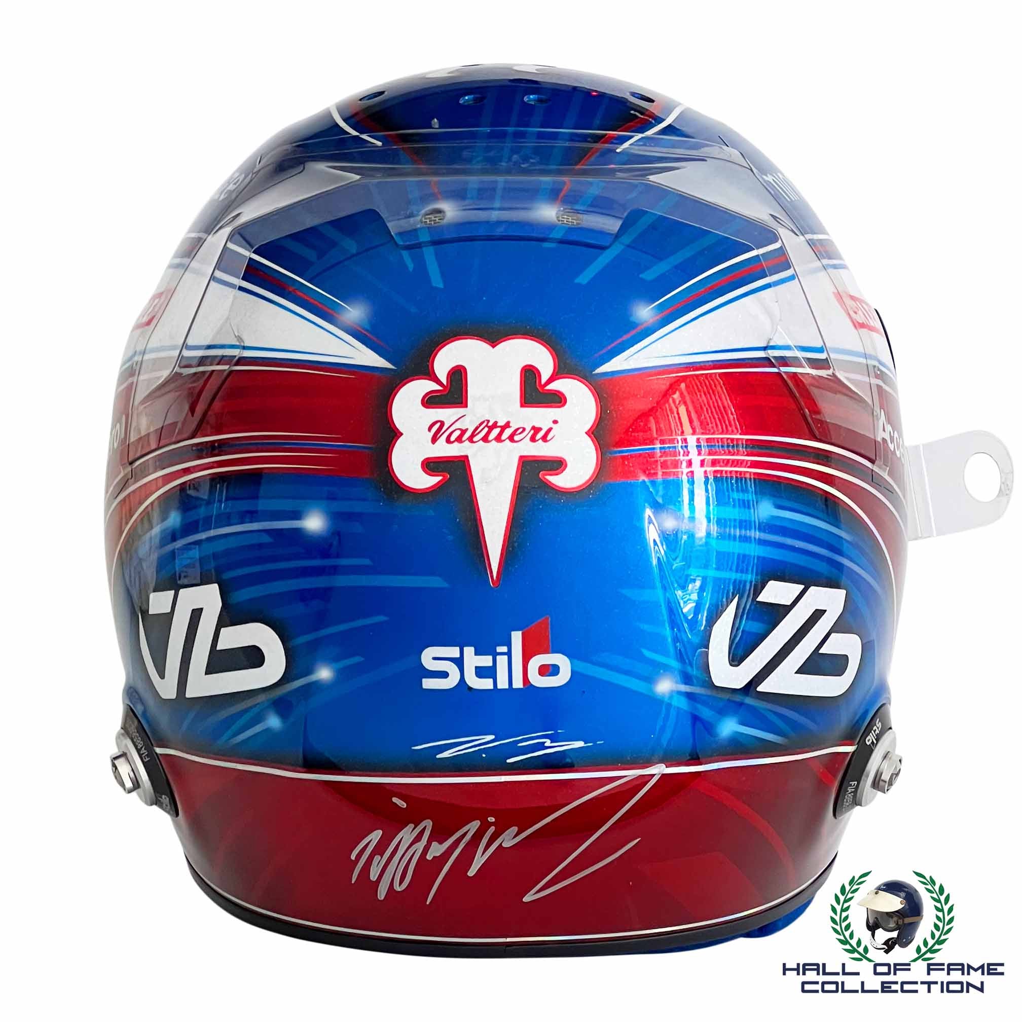 Valtteri Bottas Signed Bahrain Race Used Alfa Romeo F1 Helmet