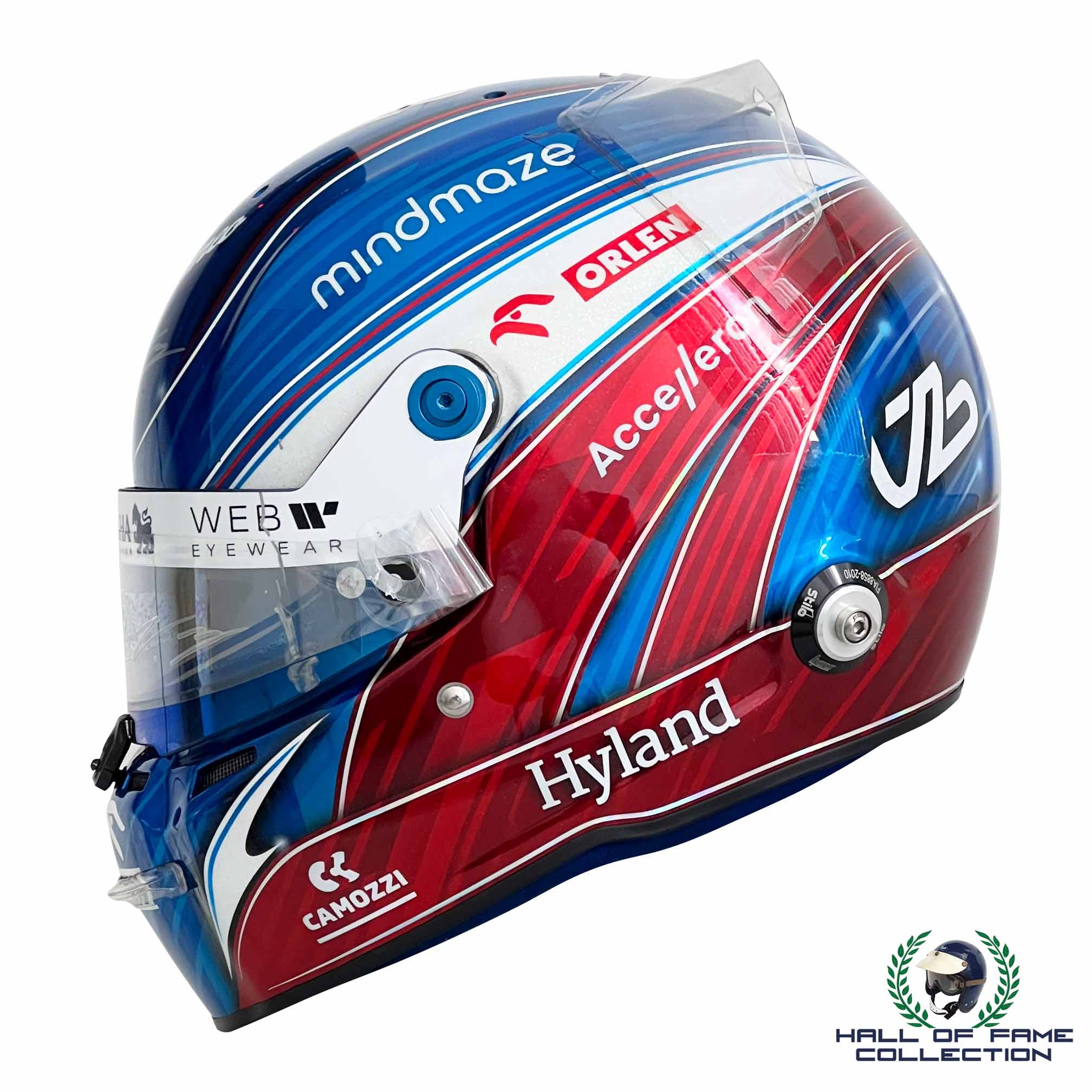 Valtteri Bottas Signed Bahrain Race Used Alfa Romeo F1 Helmet