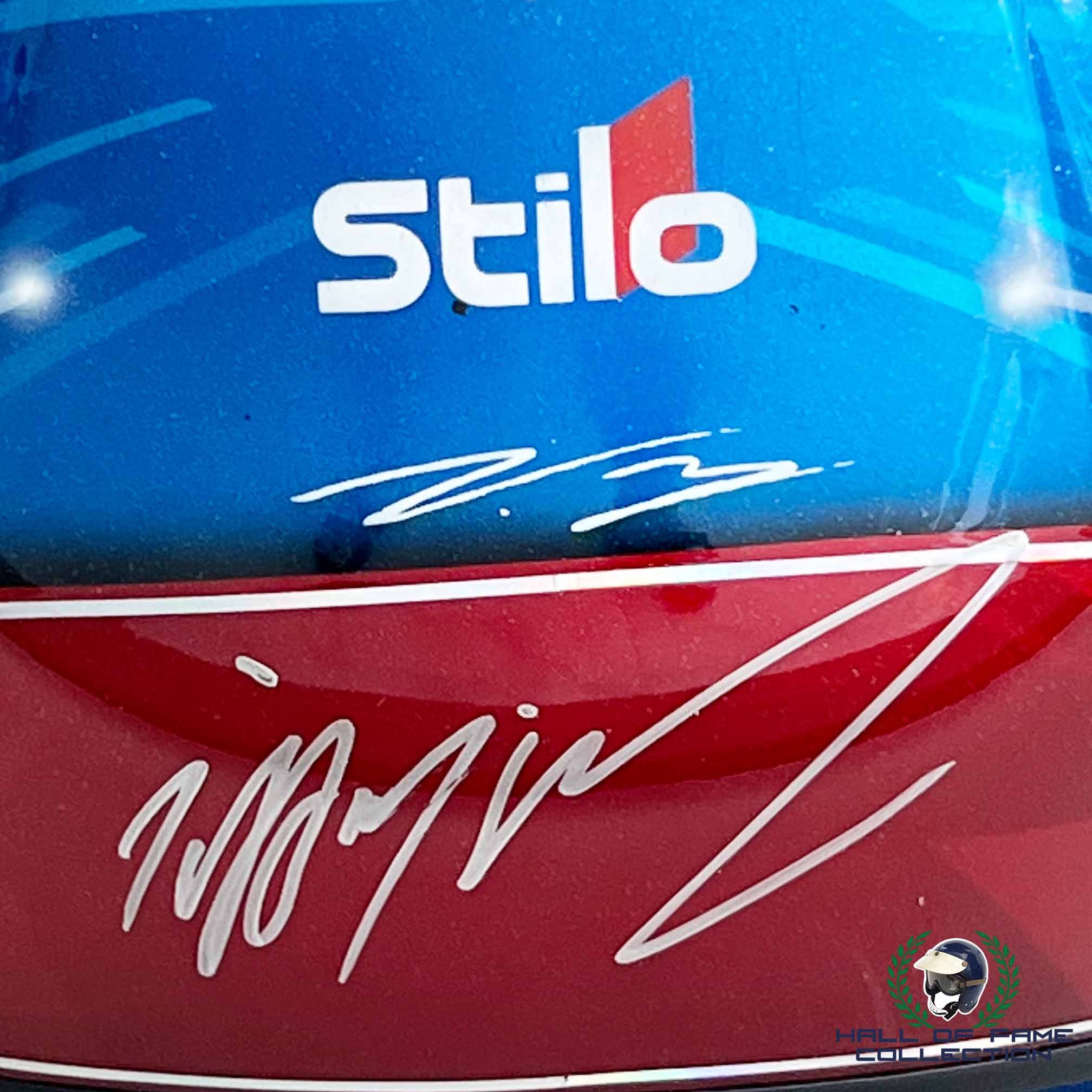 Valtteri Bottas Signed Bahrain Race Used Alfa Romeo F1 Helmet