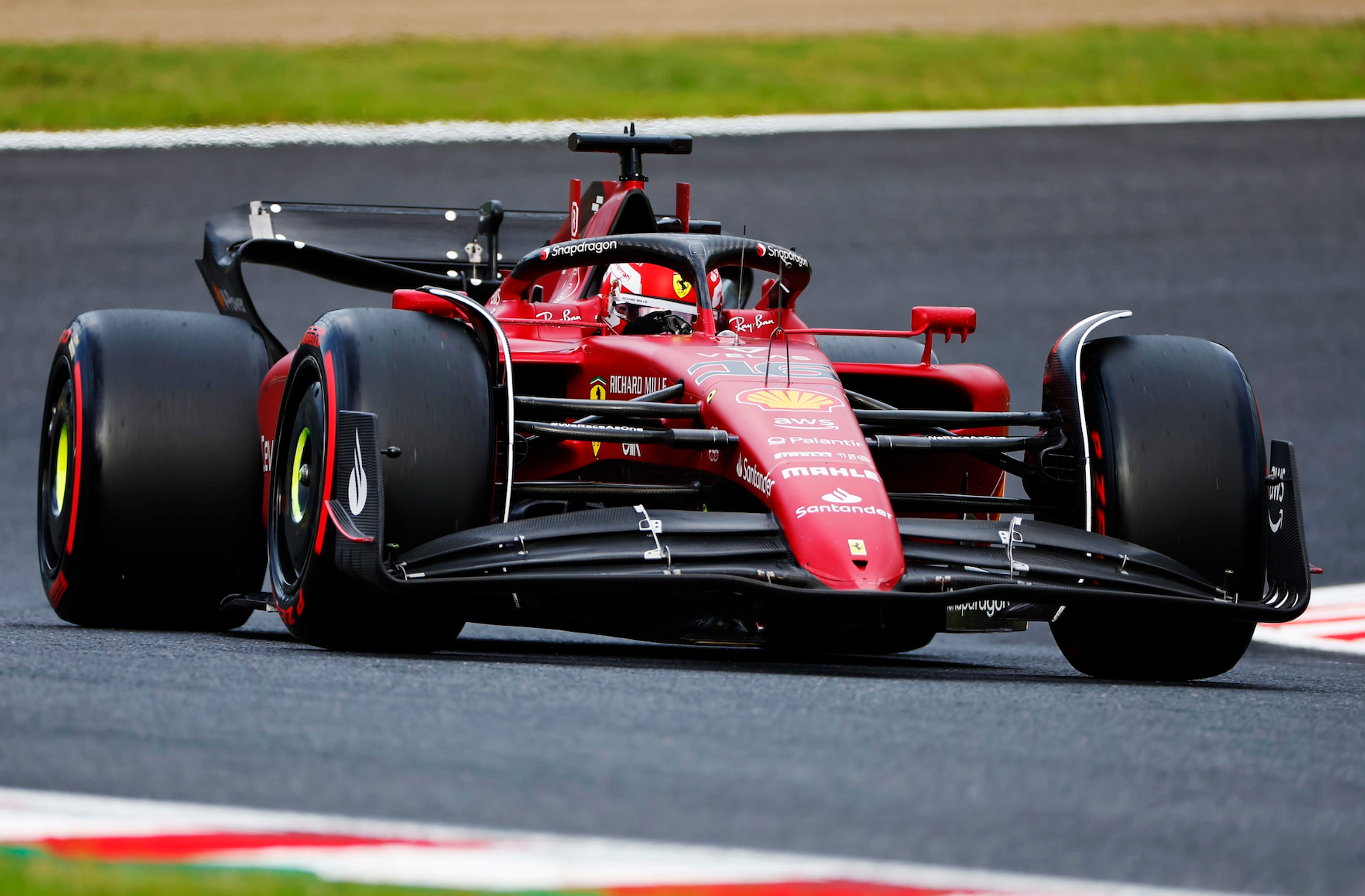 2022 Charles Leclerc Race Used Scuderia Ferrari F1 Boots