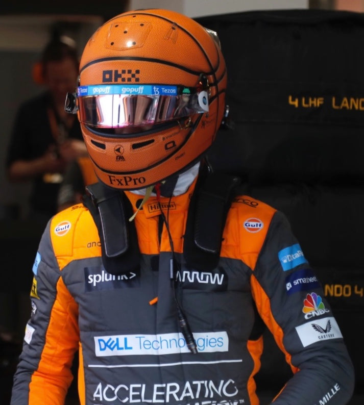 2022 Lando Norris Signed Official Replica McLaren F1 Suit