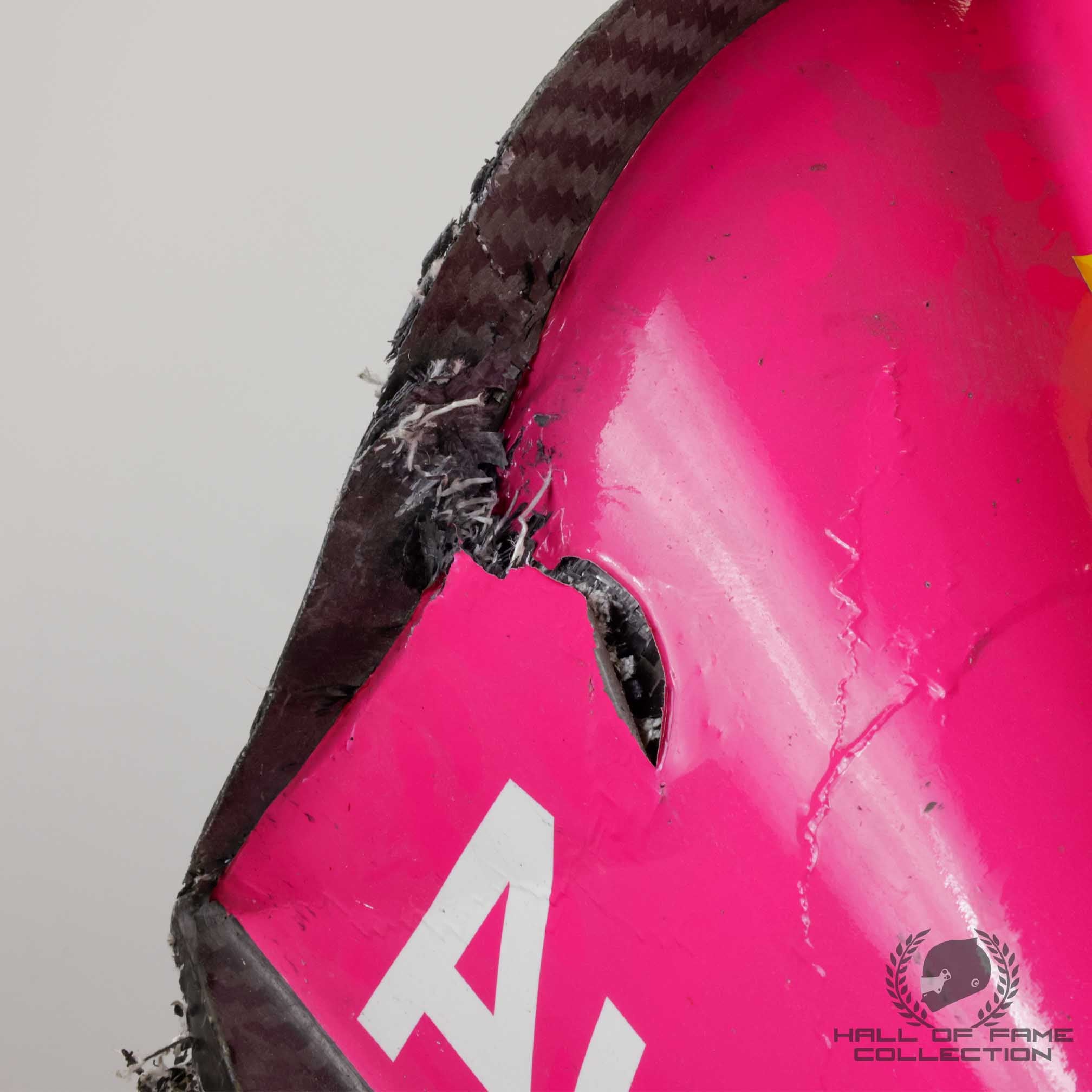 2023 Helio Castroneves Used Meyer Shank Racing IndyCar Front Wing End Plate Assembly