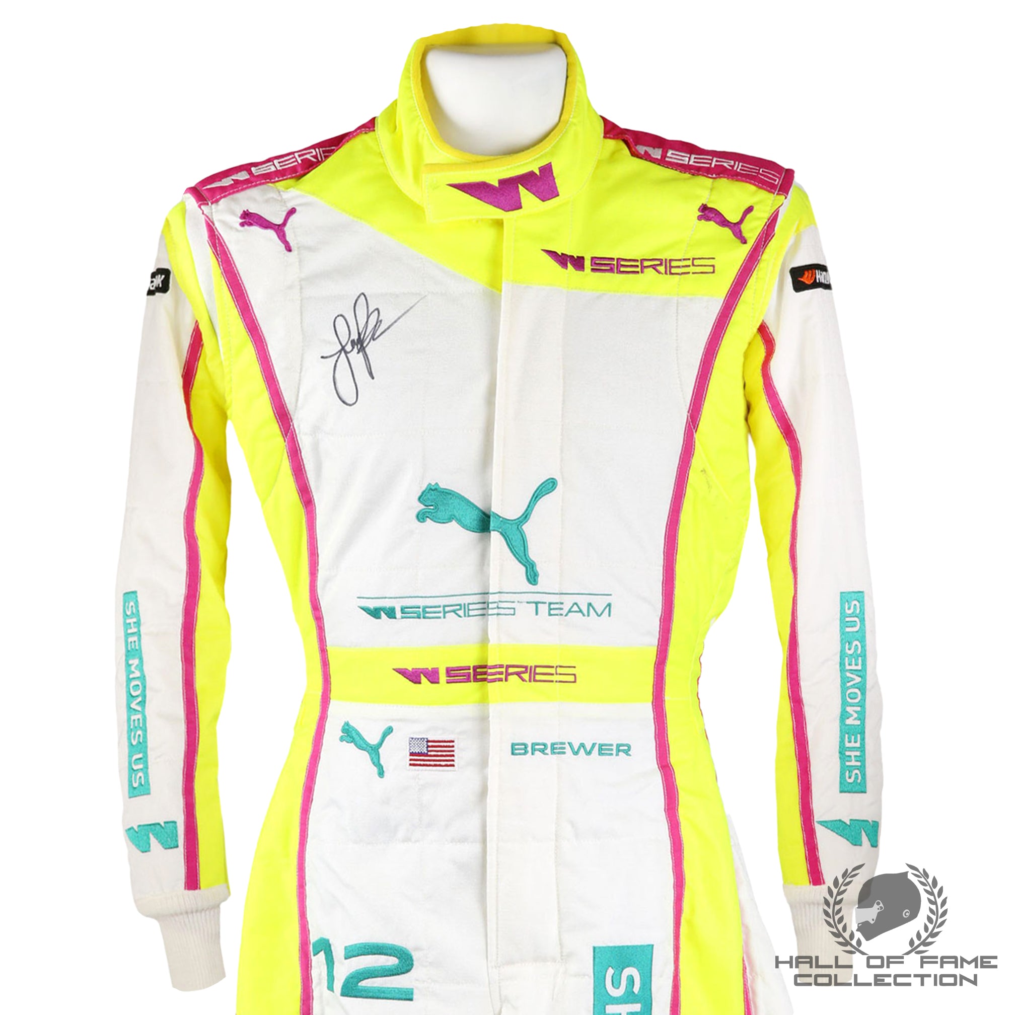 2022 Lindsay Brewer Signed W Series Suit