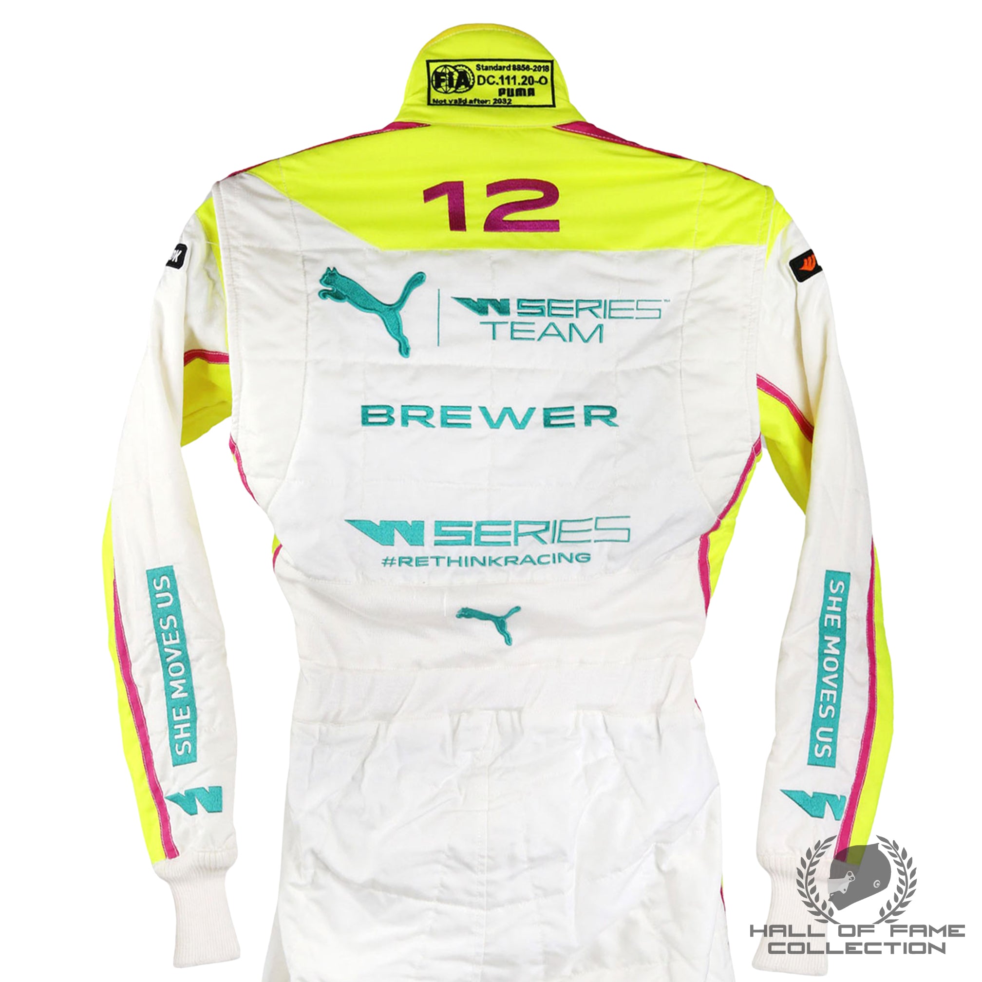 2022 Lindsay Brewer Signed W Series Suit