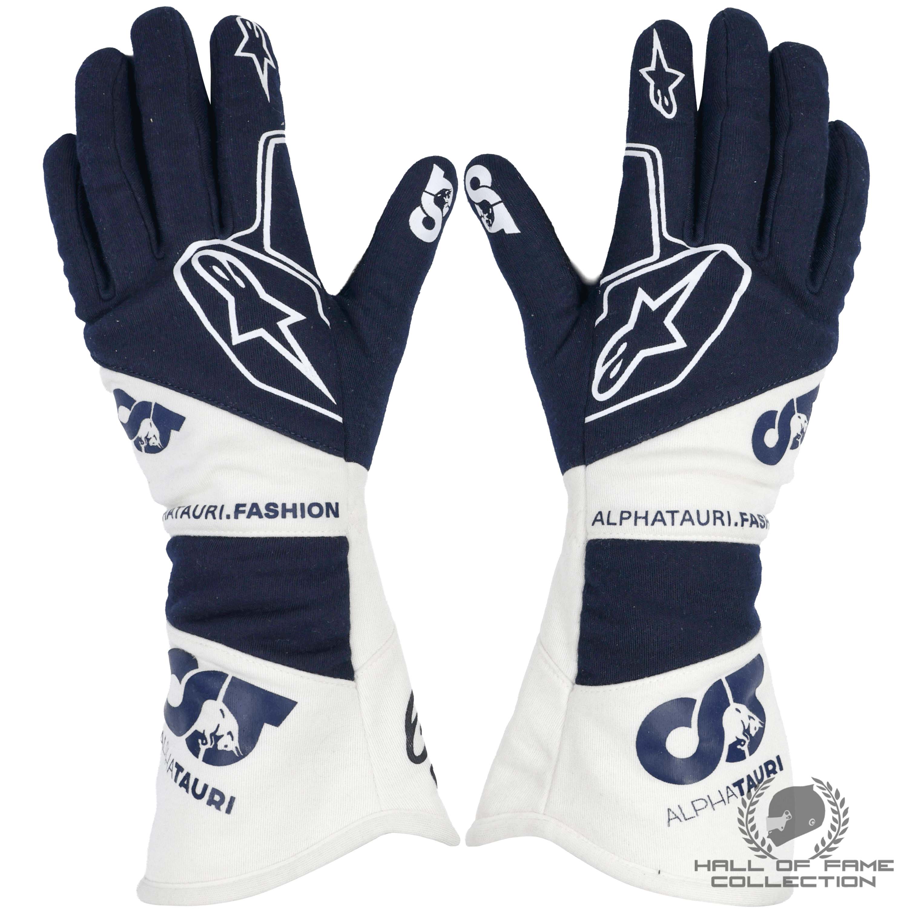 2022 Pierre Gasly Used AlphaTauri F1 Gloves