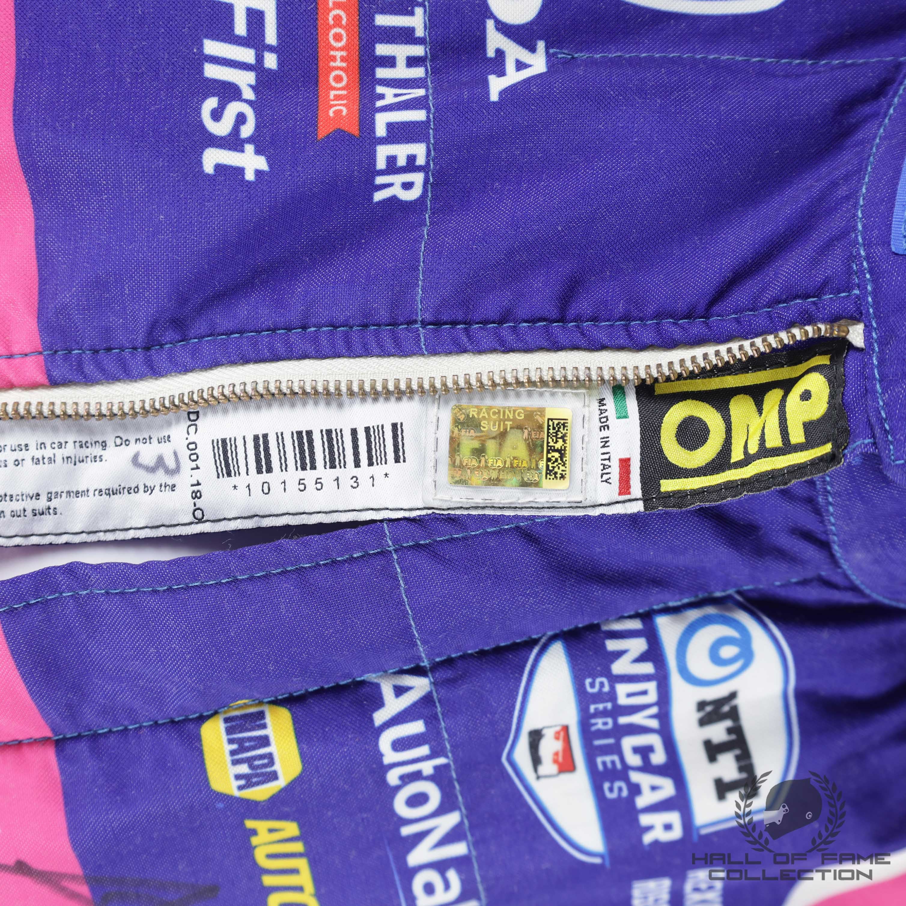 2022 Alexander Rossi Race Used Andretti Autosport IndyCar Suit