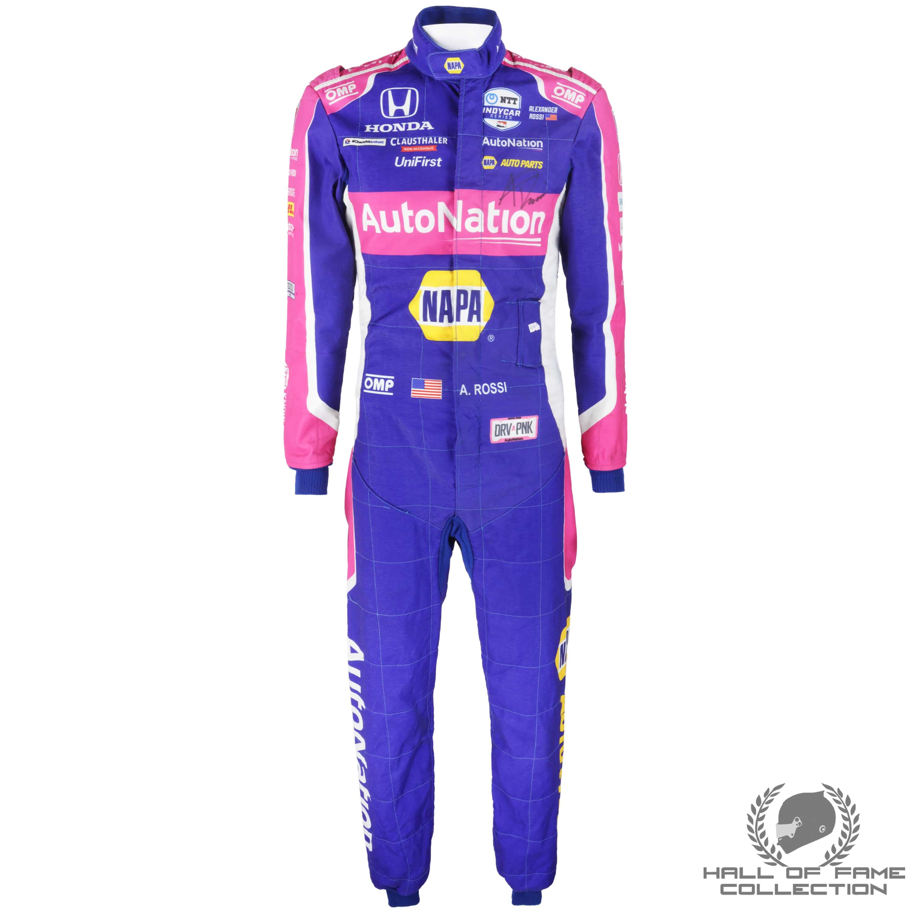 2022 Alexander Rossi Race Used Andretti Autosport IndyCar Suit