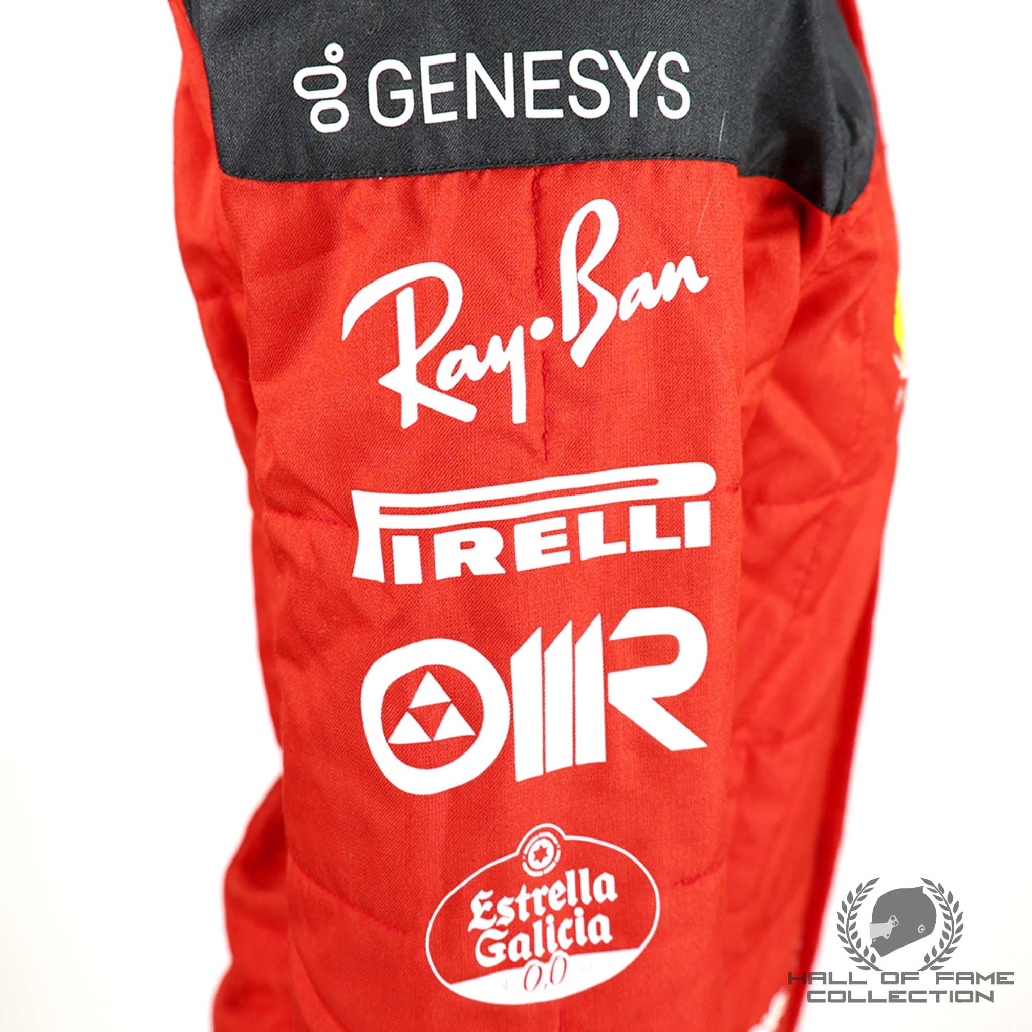 2023 Carlos Sainz Signed Bahrain GP Used Scuderia Ferrari F1 Suit