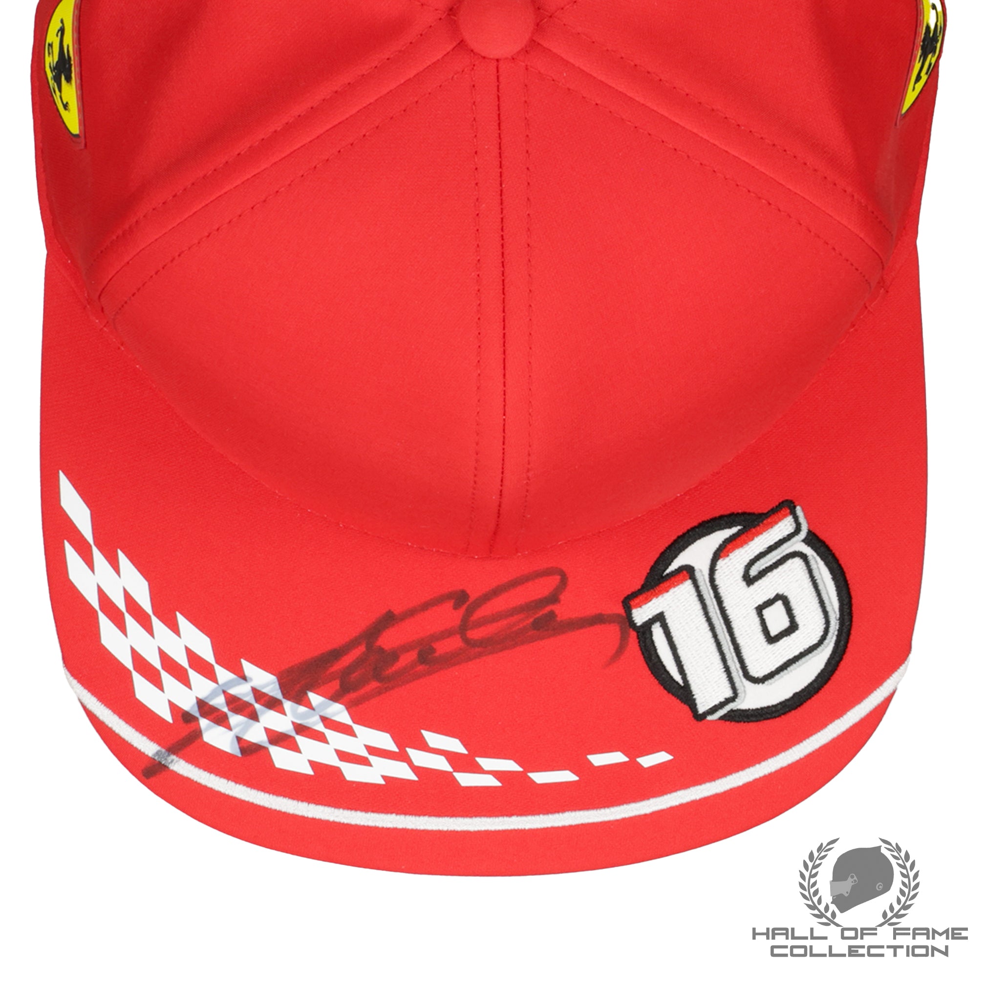 2021 Charles Leclerc Signed Scuderia Ferrari F1 Driver Issue Hat