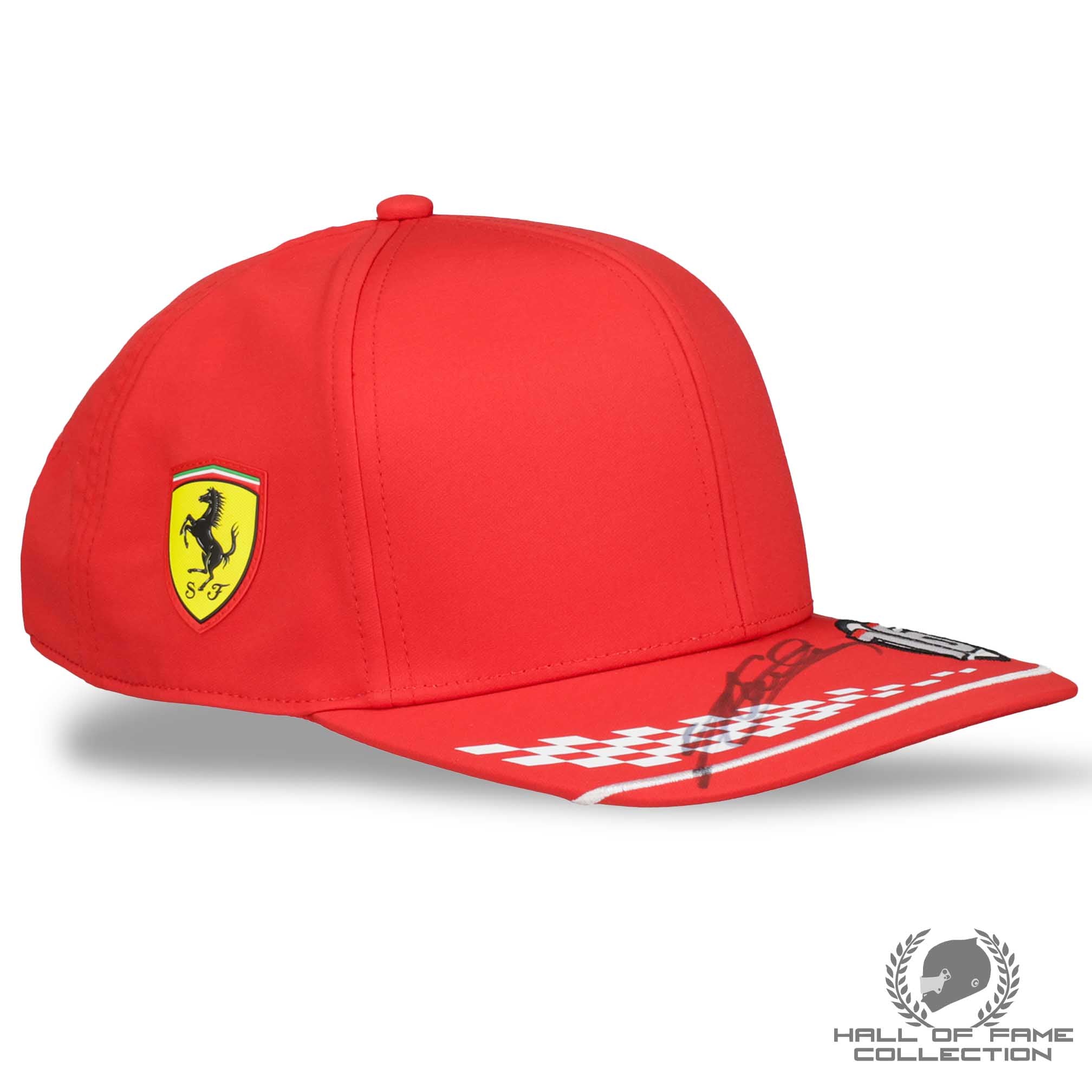 2021 Charles Leclerc Signed Scuderia Ferrari F1 Driver Issue Hat